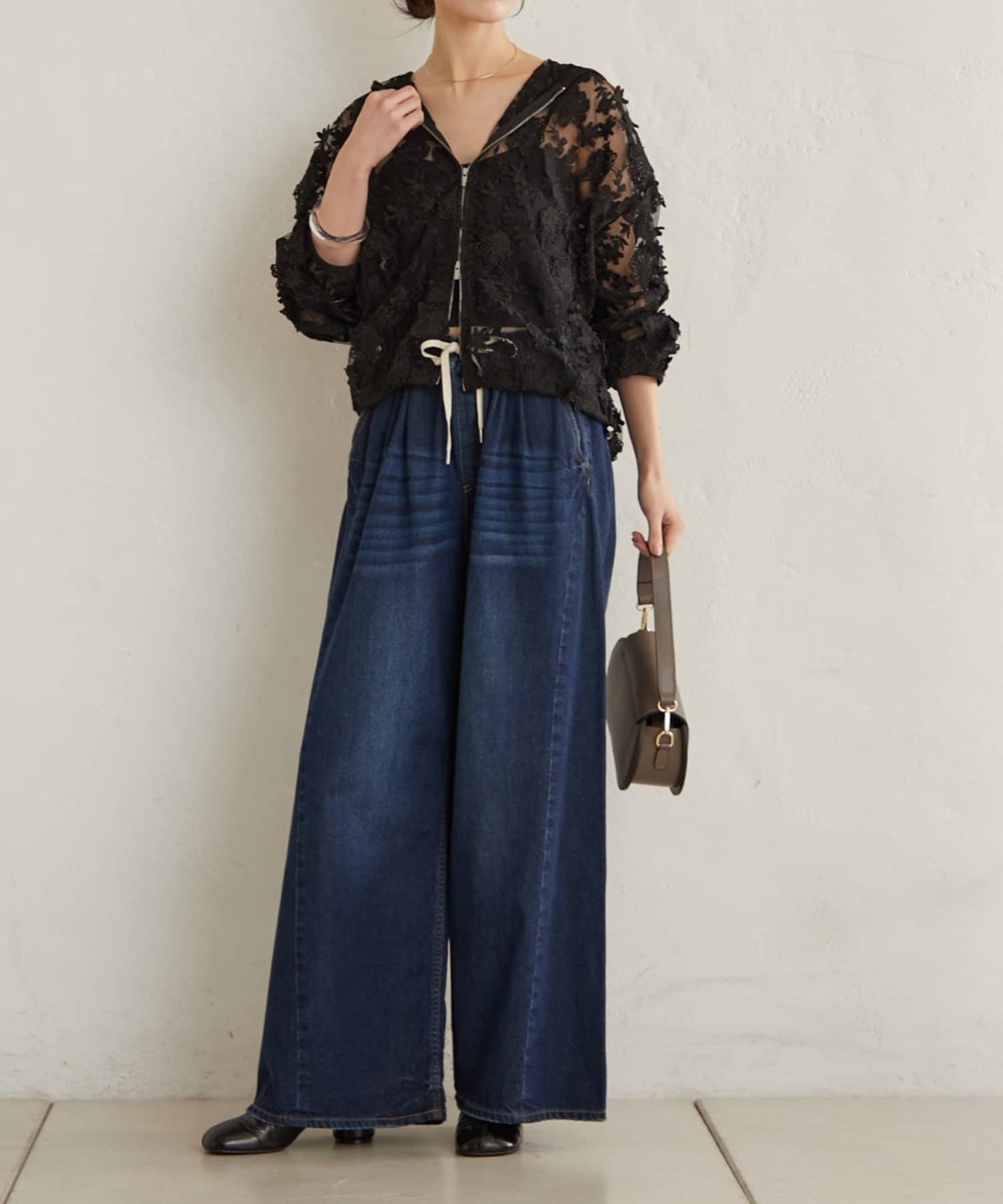 Omekashi(オメカシ) デニムイージーパンツ