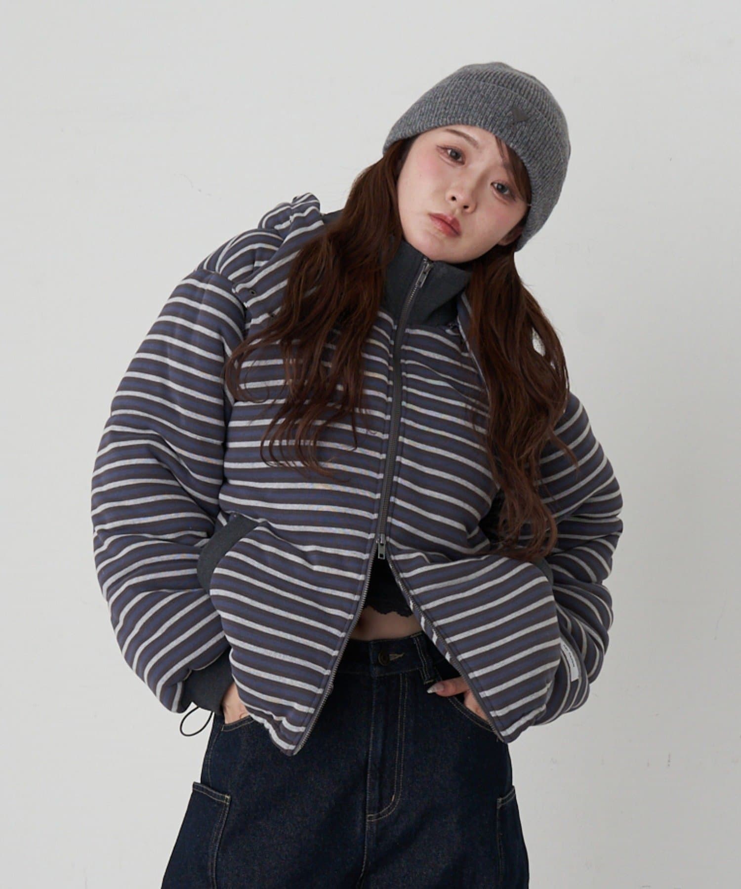 RAY CASSIN(レイカズン) カットロゴダウン