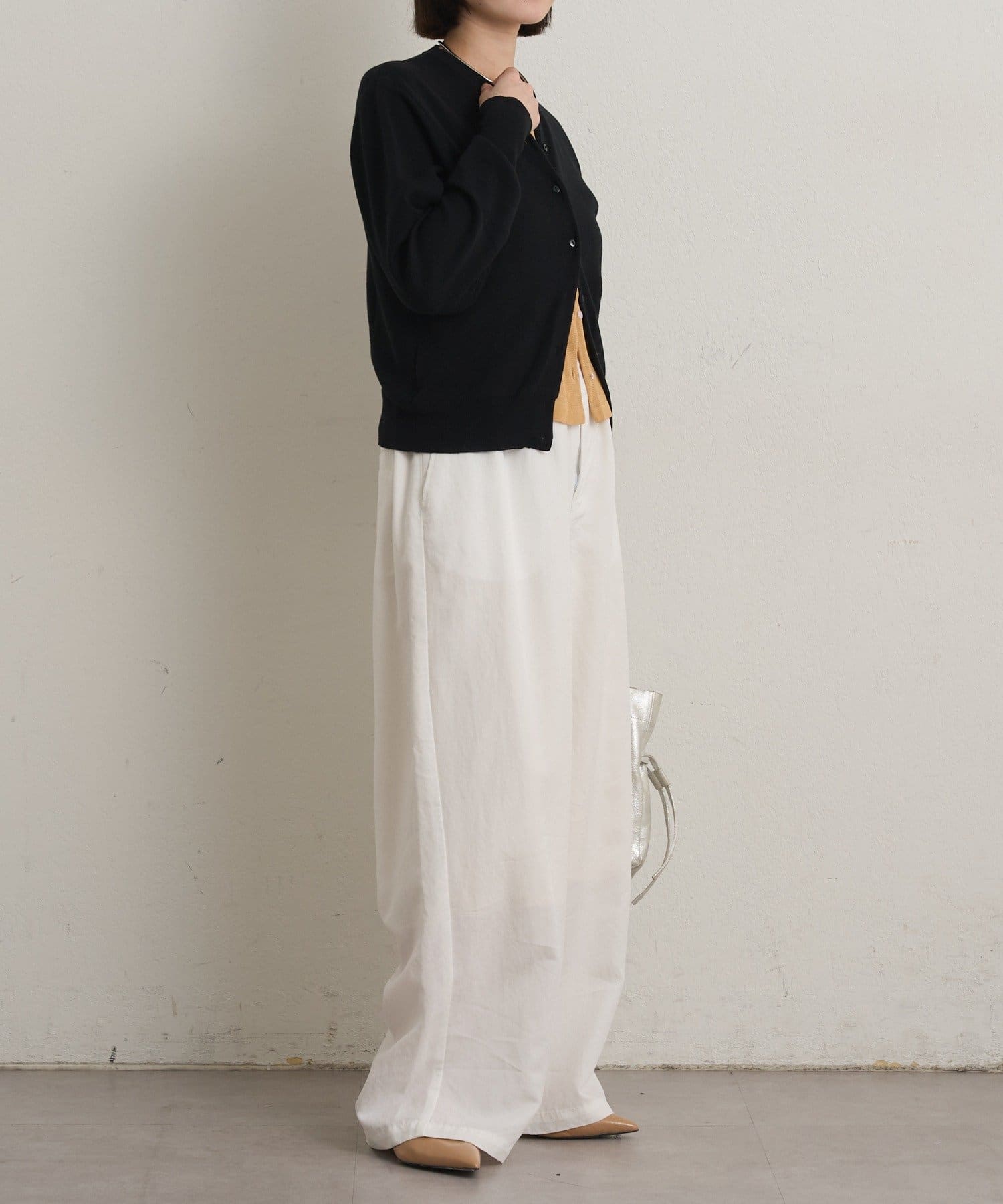 Omekashi(オメカシ) レイヤードニットカーディガン