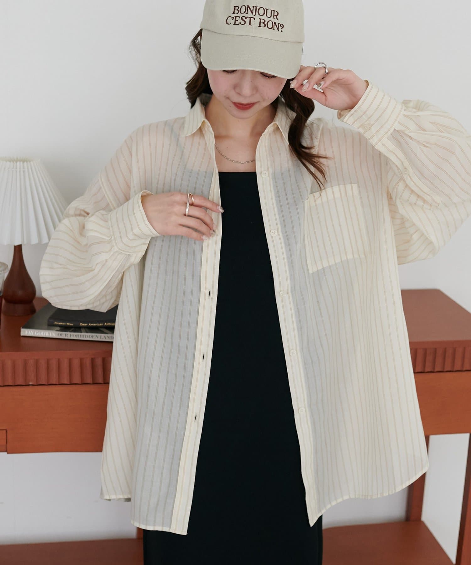 DISCOAT(ディスコート) 【SS先行予約】コットンシアーレギュラーシャツ