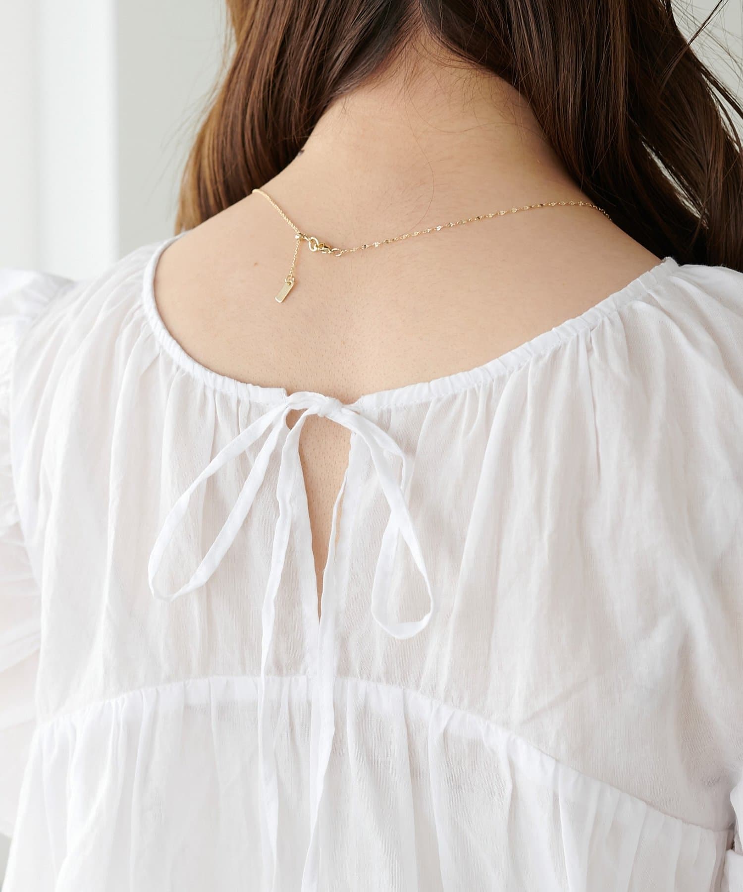 DISCOAT(ディスコート) 前後２WAYコットンシアーフリルフレンチ