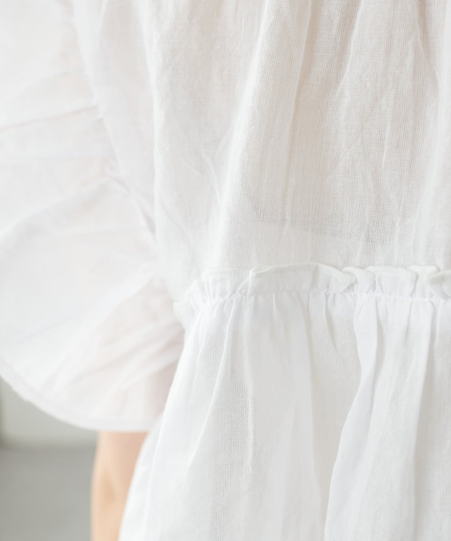 DISCOAT(ディスコート) 前後２WAYコットンシアーフリルフレンチ