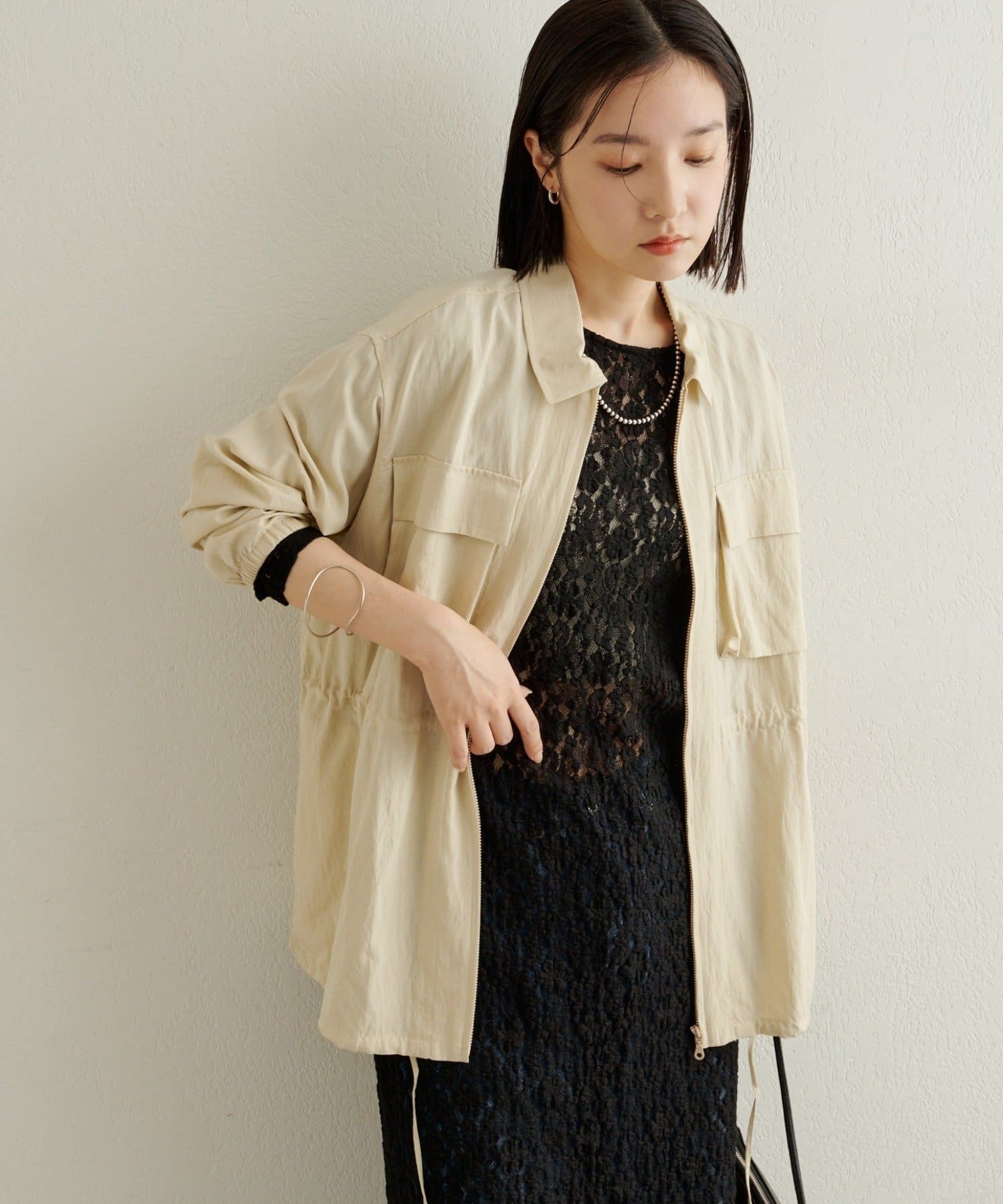 Omekashi(オメカシ) シアーシャツジャケット