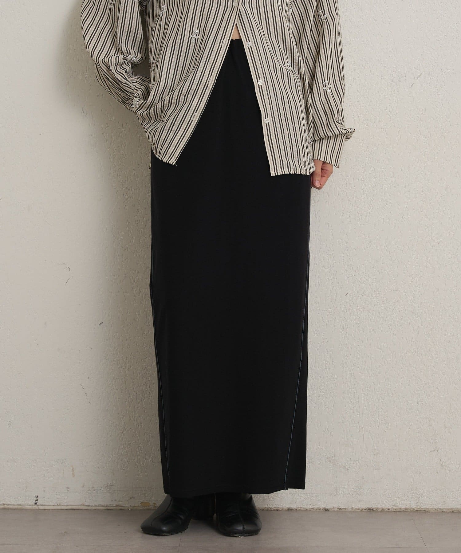 Omekashi(オメカシ) トリコットリブIラインスカート