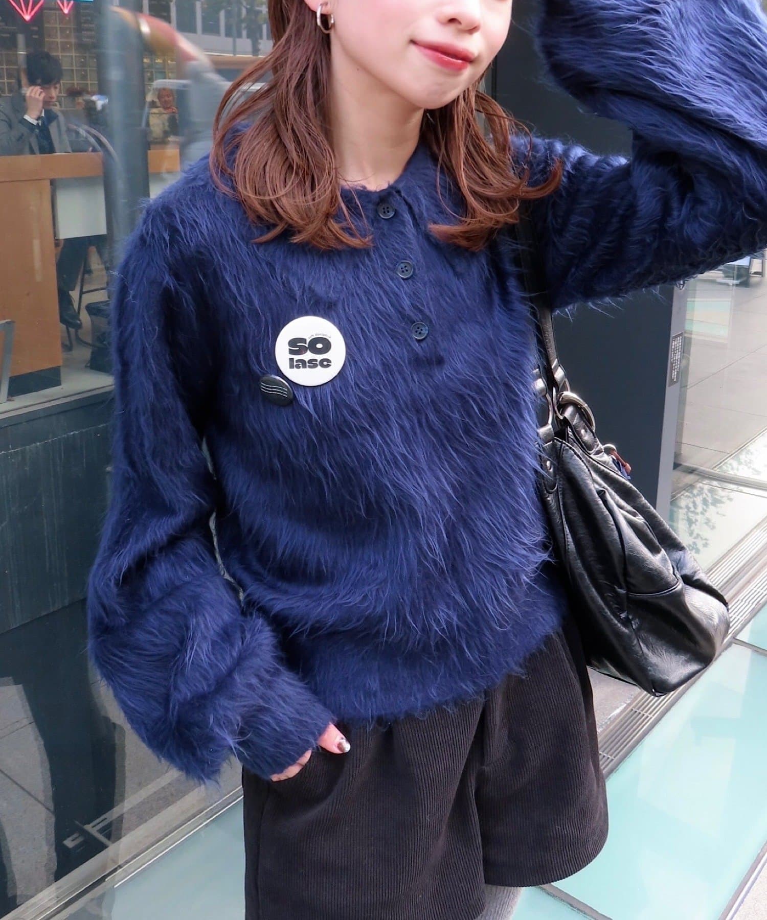 Kastane(カスタネ) 【STAFF SAWAMOTO/Select BAG対象/3日間限定/12.19(金)12:00～12.21(日)23:59】シャギーポロニット