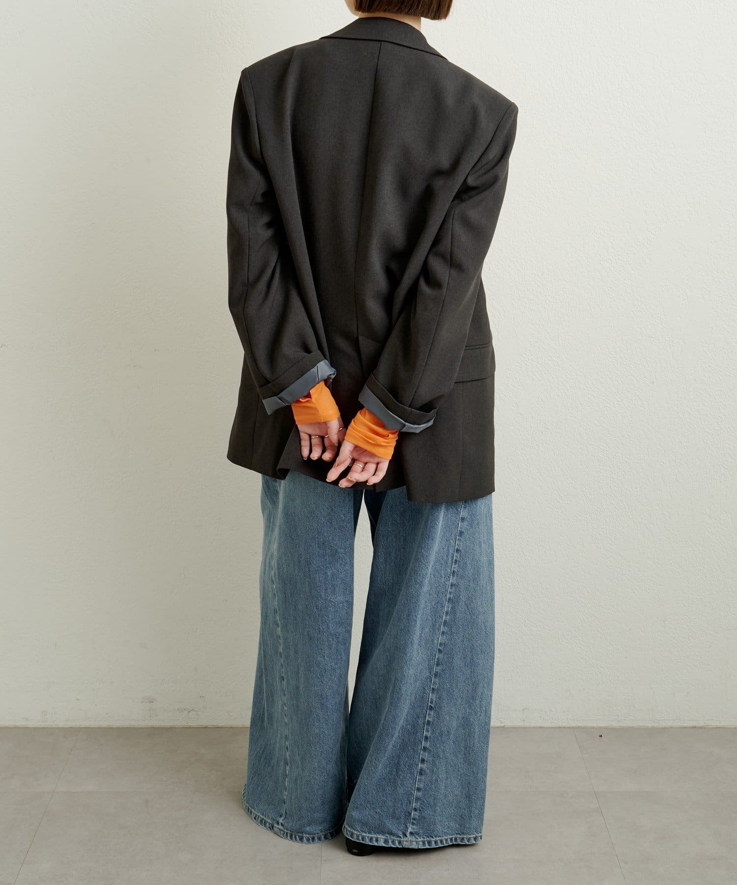 Omekashi(オメカシ) 【セットアップ着用可能◎】ダブルテーラードジャケット