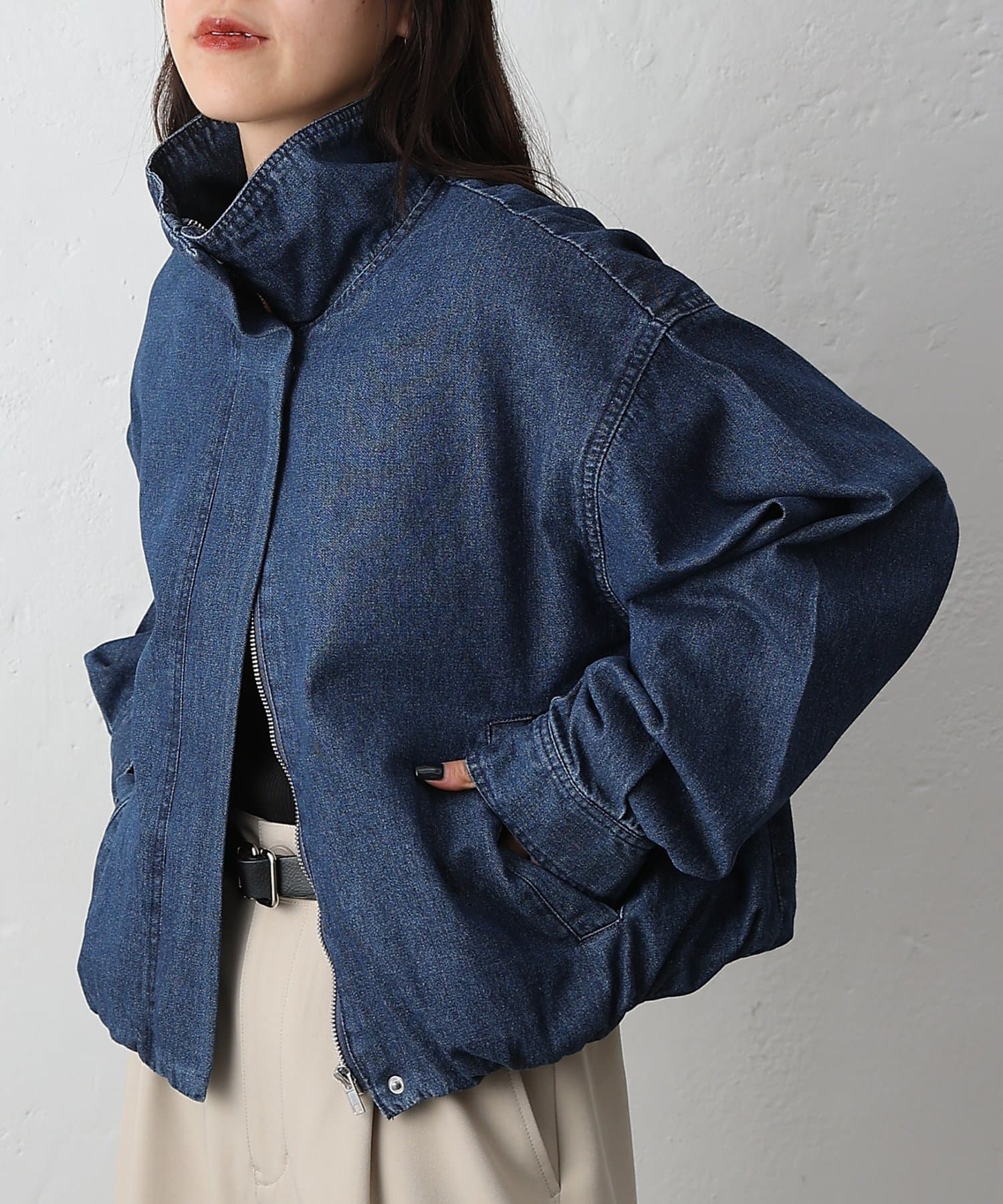 COLONY 2139(コロニー トゥーワンスリーナイン) 8ozデニムスタンドブルゾン