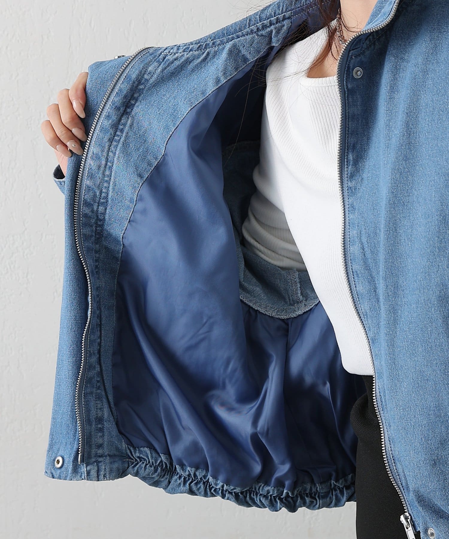 COLONY 2139(コロニー トゥーワンスリーナイン) 8ozデニムスタンドブルゾン