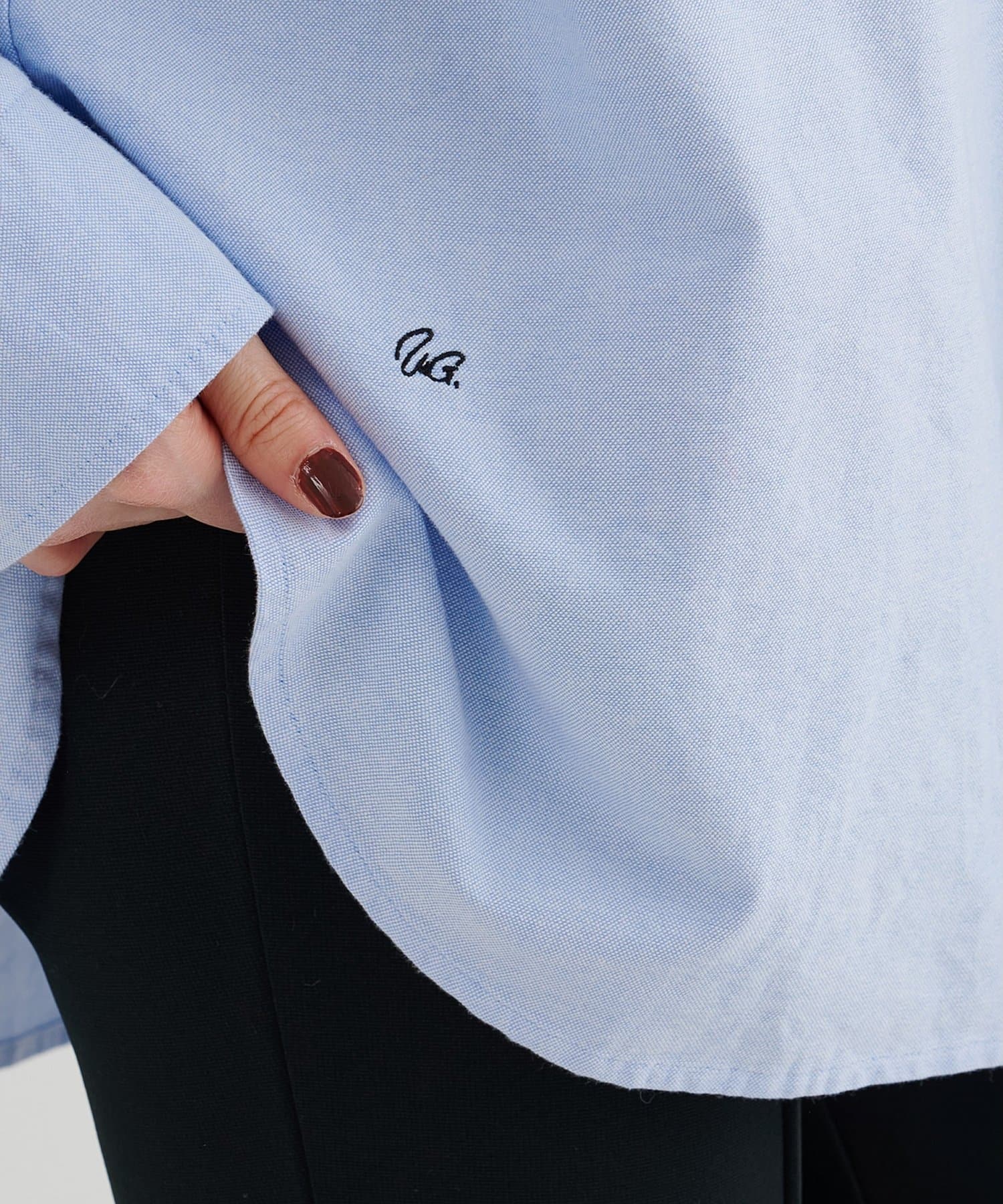 Whim Gazette(ウィム ガゼット) 刺繍オックスフォードシャツ