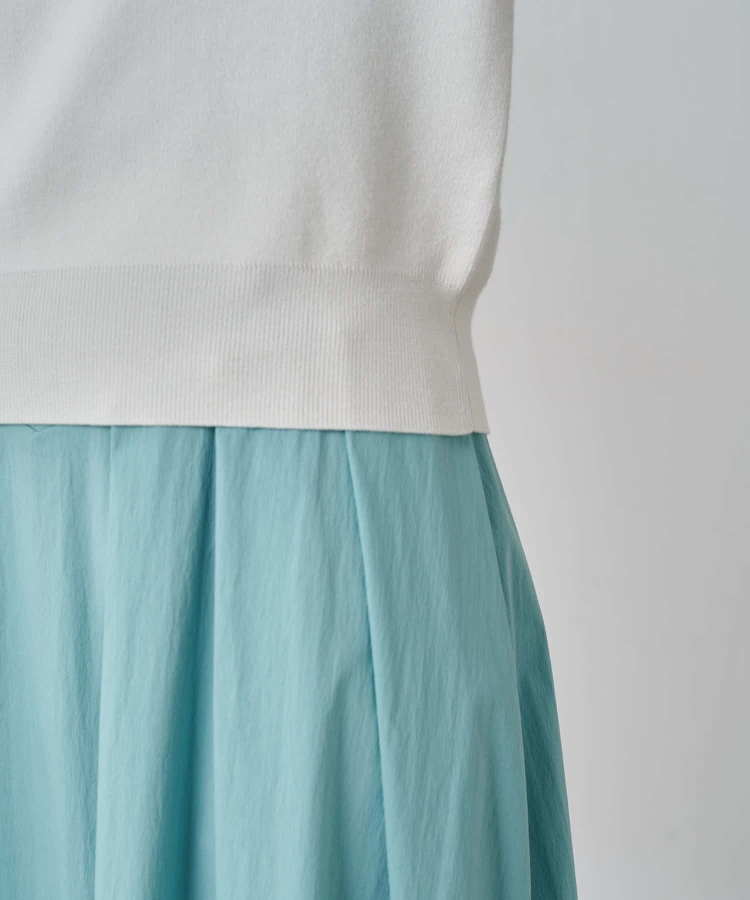 COLLAGE GALLARDAGALANTE(コラージュ ガリャルダガランテ) 【滑らかな肌触り】スロープボタンニット