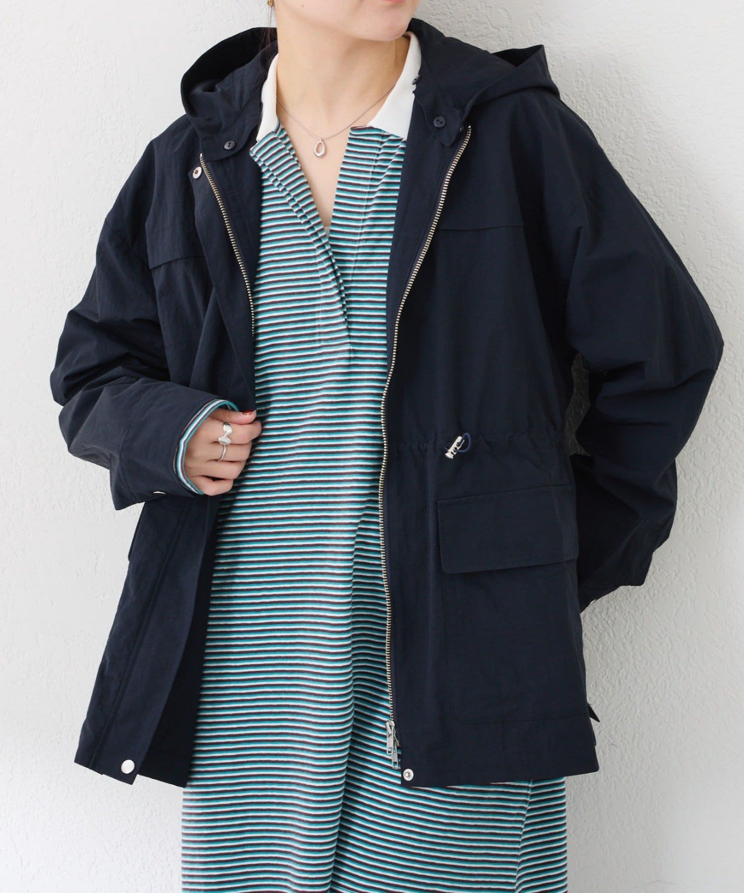 COLLAGE GALLARDAGALANTE(コラージュ ガリャルダガランテ) 【軽量/洗える】２WAYタフタジャケット