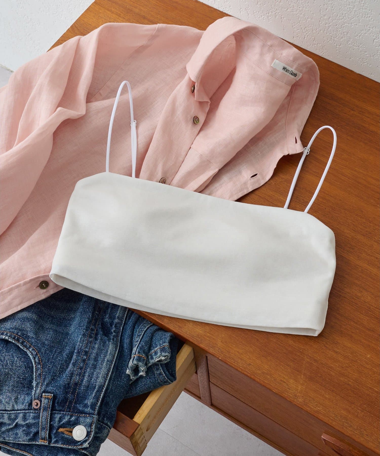 Whim Gazette(ウィム ガゼット) 【myporter】クロップドブラトップ