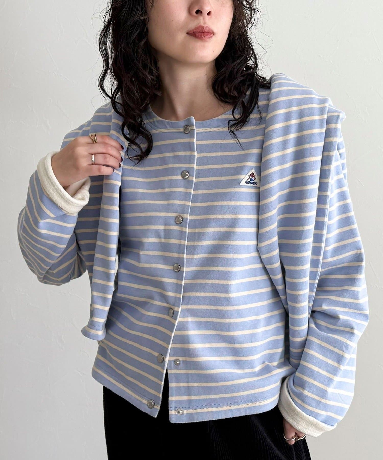 FREDY & GLOSTER(フレディ アンド グロスター) 【GEVACO】裏フリースカーディガン