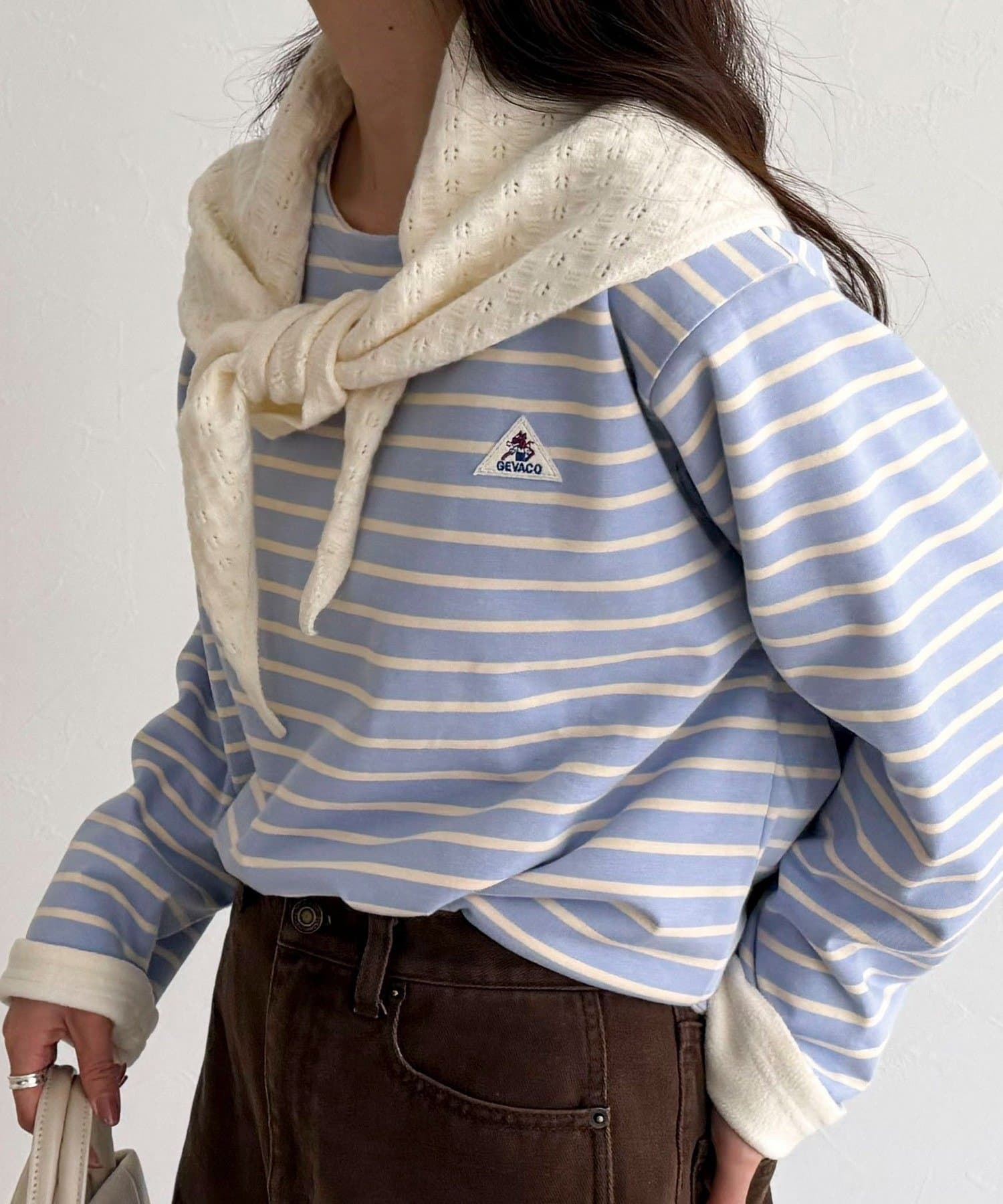 FREDY & GLOSTER(フレディ アンド グロスター) 【2WAY仕様】【GEVACO/ゲバコ】裏フリースボートネックTシャツ