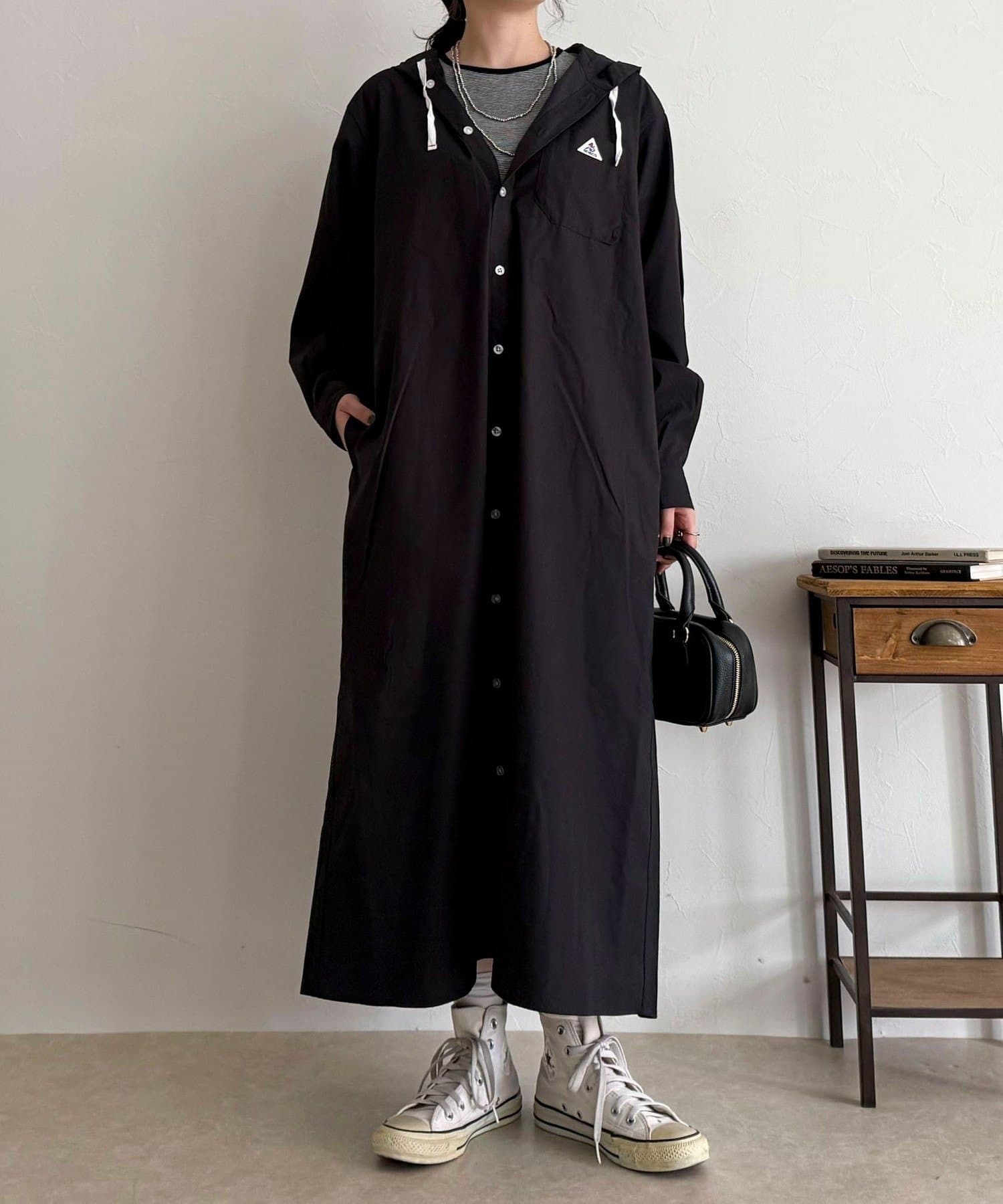 FREDY & GLOSTER(フレディ アンド グロスター) 【GEVACO/ゲバコ】フーディーシャツワンピース