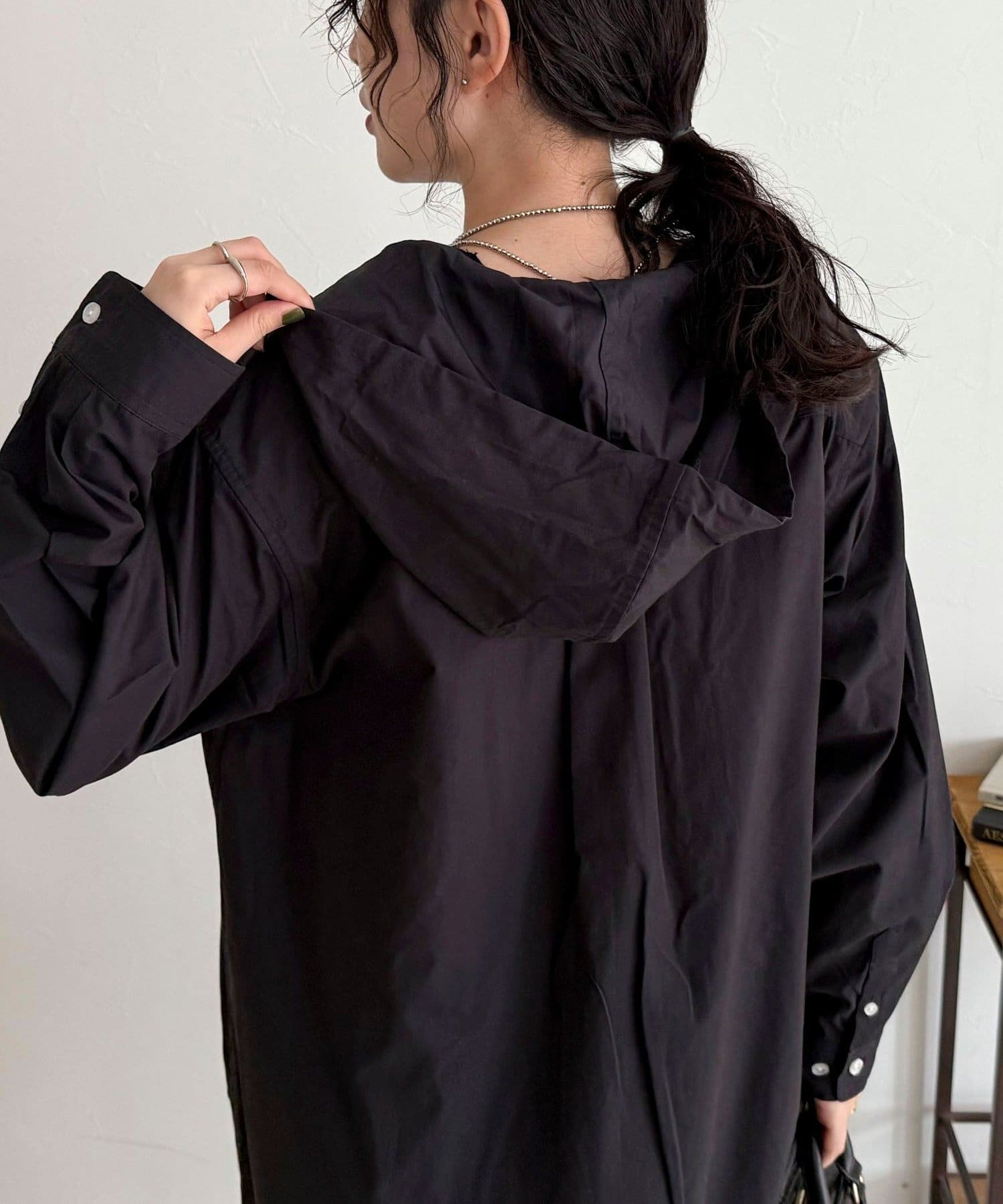 FREDY & GLOSTER(フレディ アンド グロスター) 【GEVACO/ゲバコ】フーディーシャツワンピース