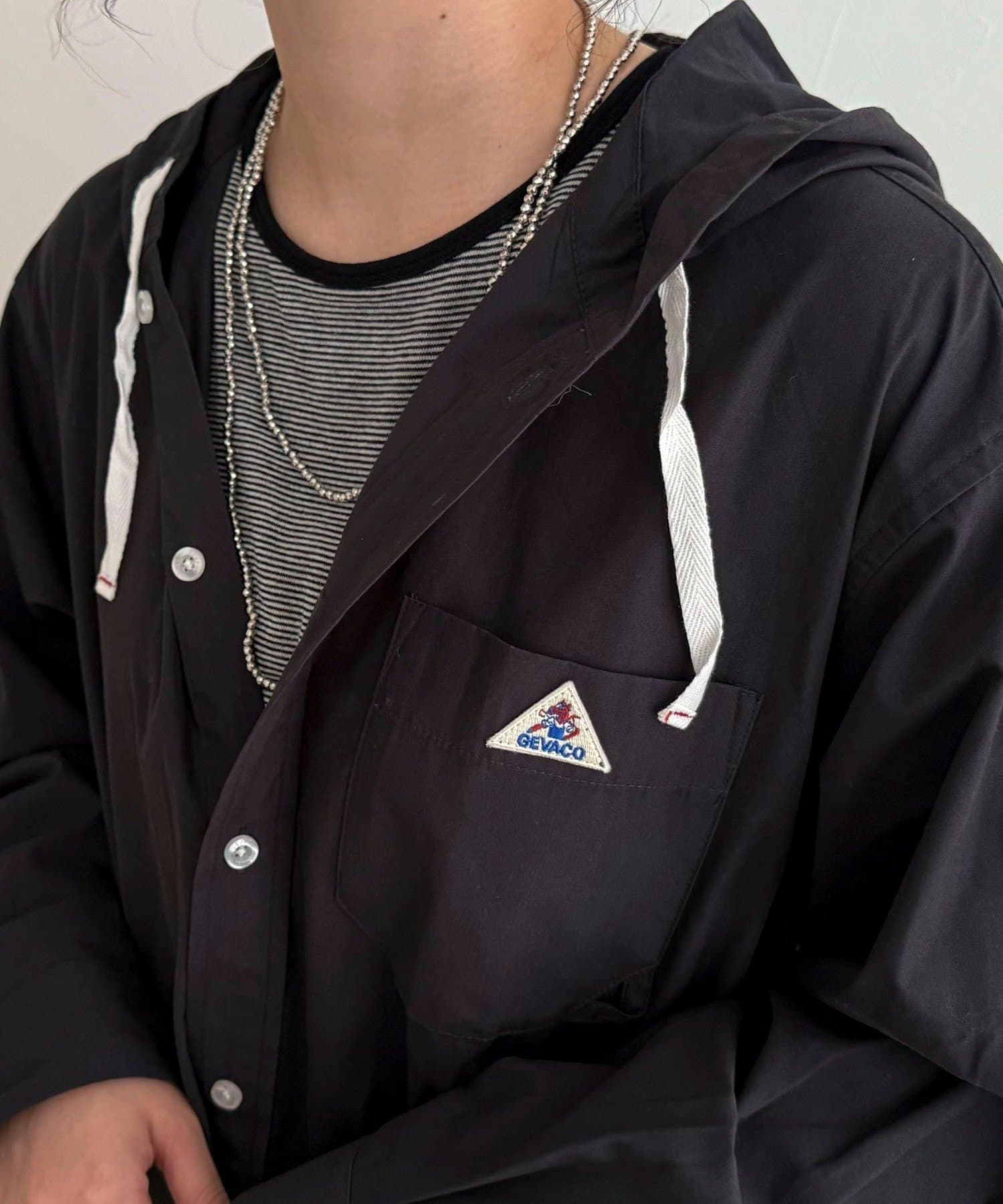 FREDY & GLOSTER(フレディ アンド グロスター) 【GEVACO/ゲバコ】フーディーシャツワンピース