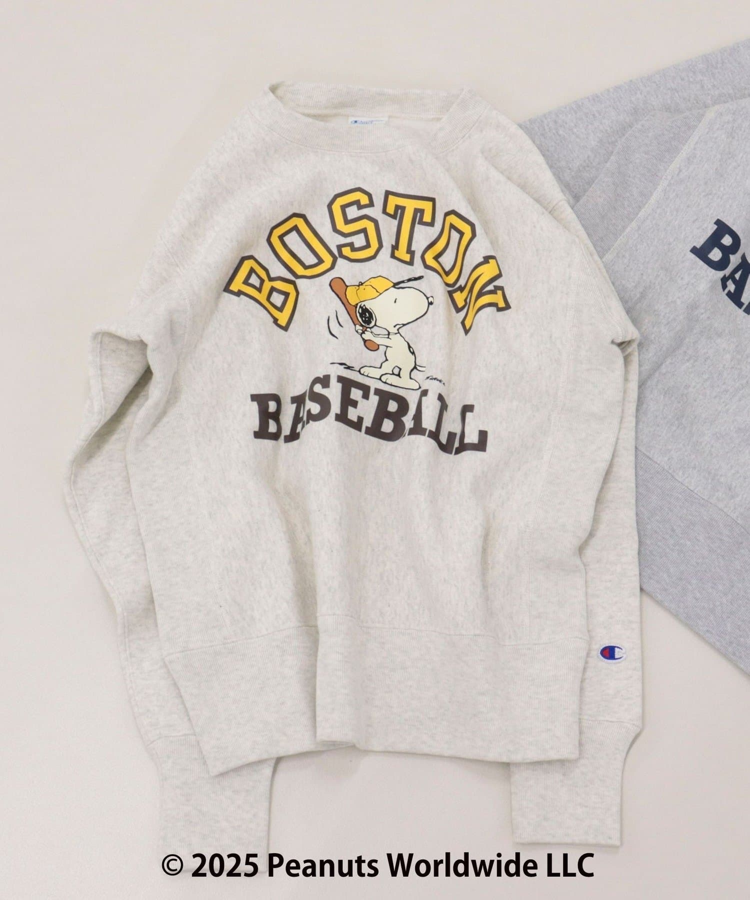 FREDY & GLOSTER(フレディ アンド グロスター) 【Champion/チャンピオン】SNOOPY CREW SWEATSHIRT