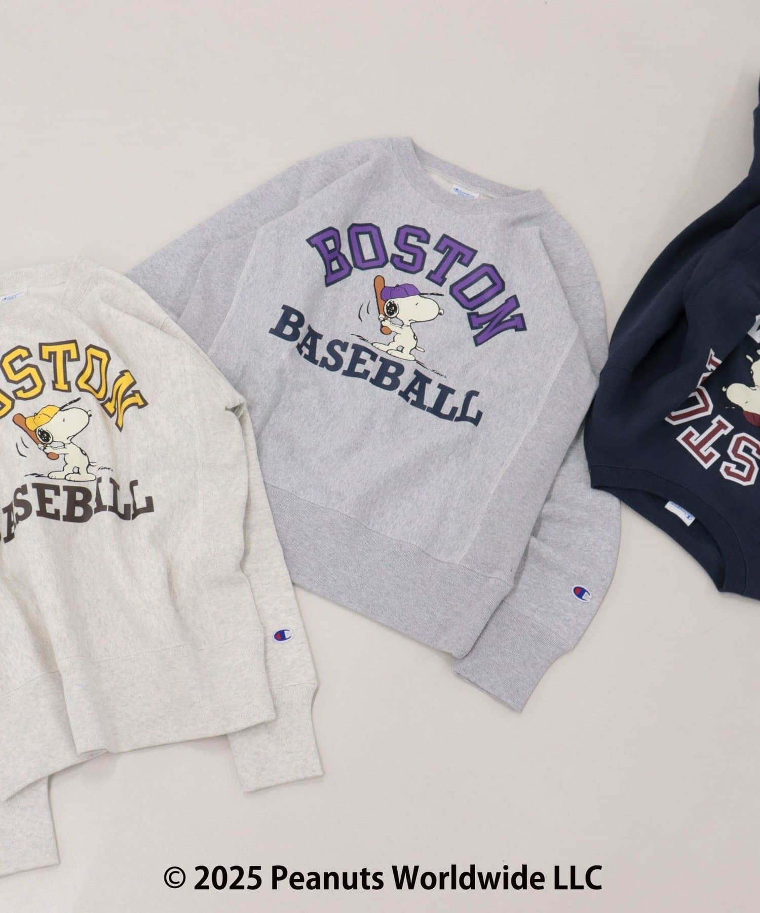 FREDY & GLOSTER(フレディ アンド グロスター) 【Champion/チャンピオン】SNOOPY CREW SWEATSHIRT