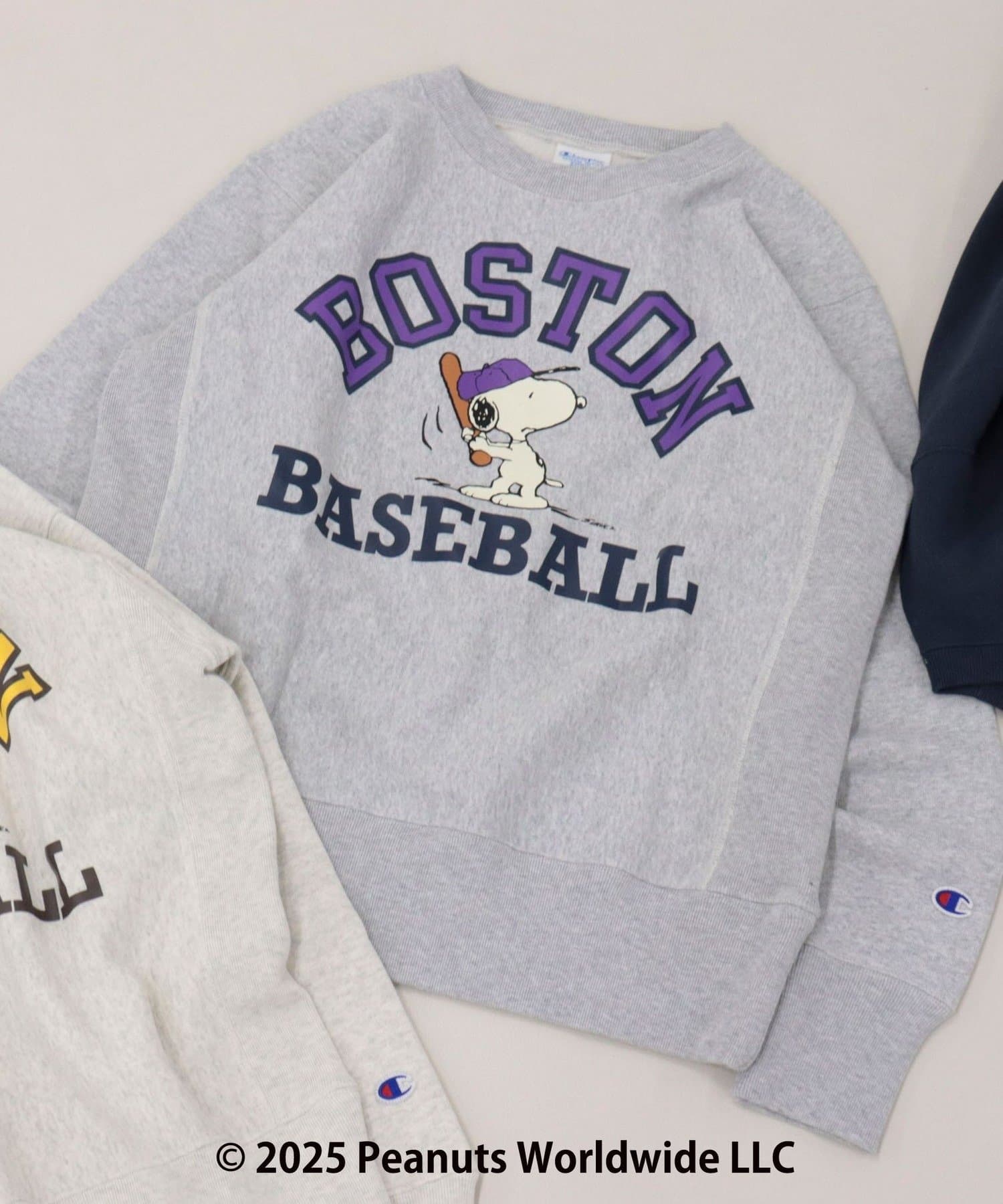 FREDY & GLOSTER(フレディ アンド グロスター) 【Champion/チャンピオン】SNOOPY CREW SWEATSHIRT