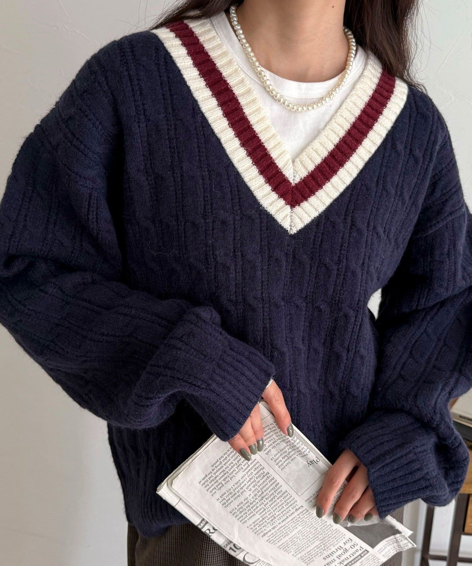 FREDY & GLOSTER(フレディ アンド グロスター) 【GEVACO/ゲバコ】チルデンニット