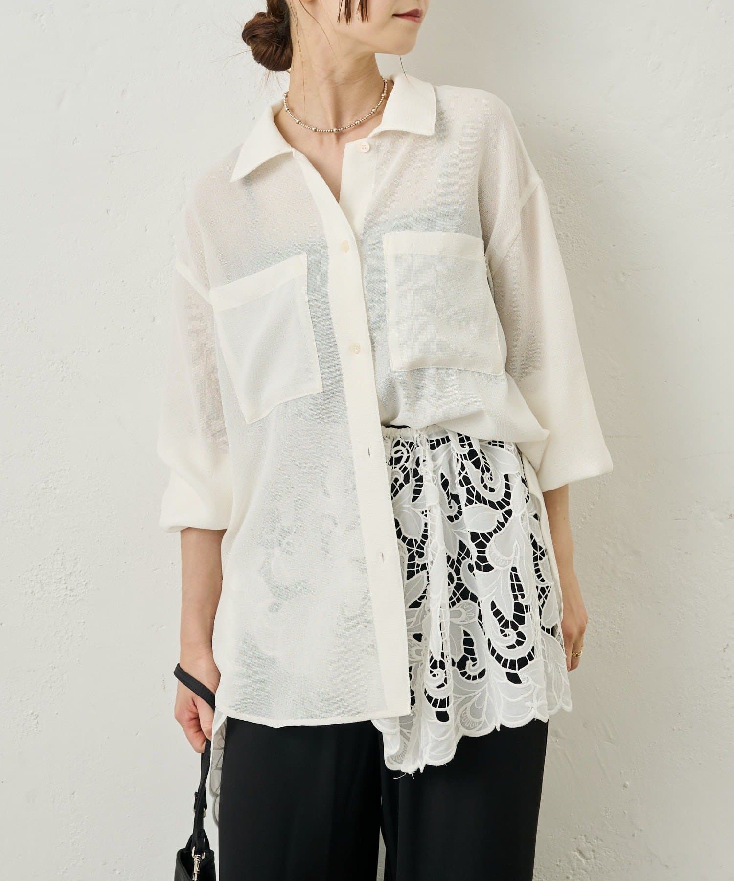 Omekashi(オメカシ) ビンテージメッシュシャツ