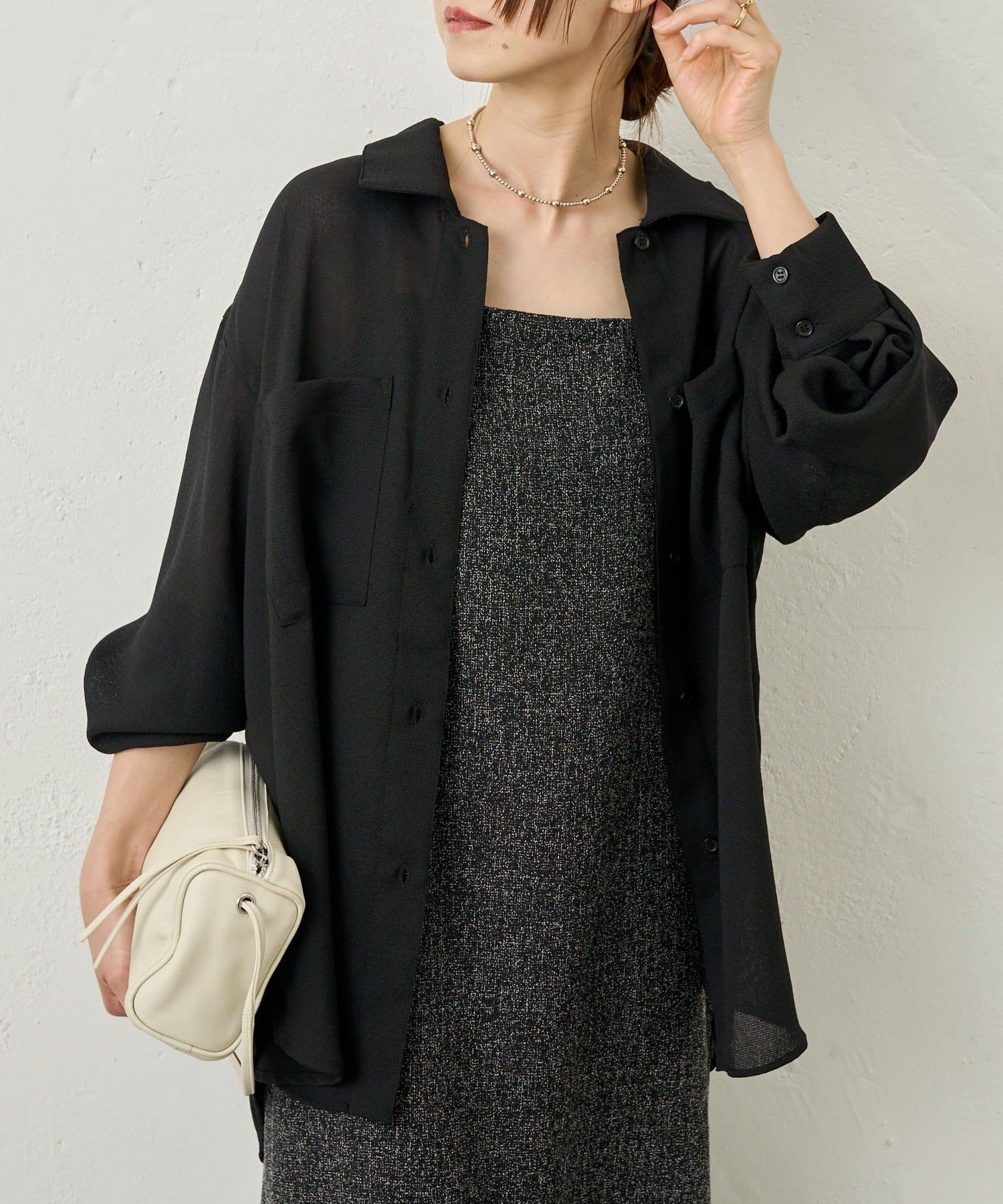 Omekashi(オメカシ) ビンテージメッシュシャツ