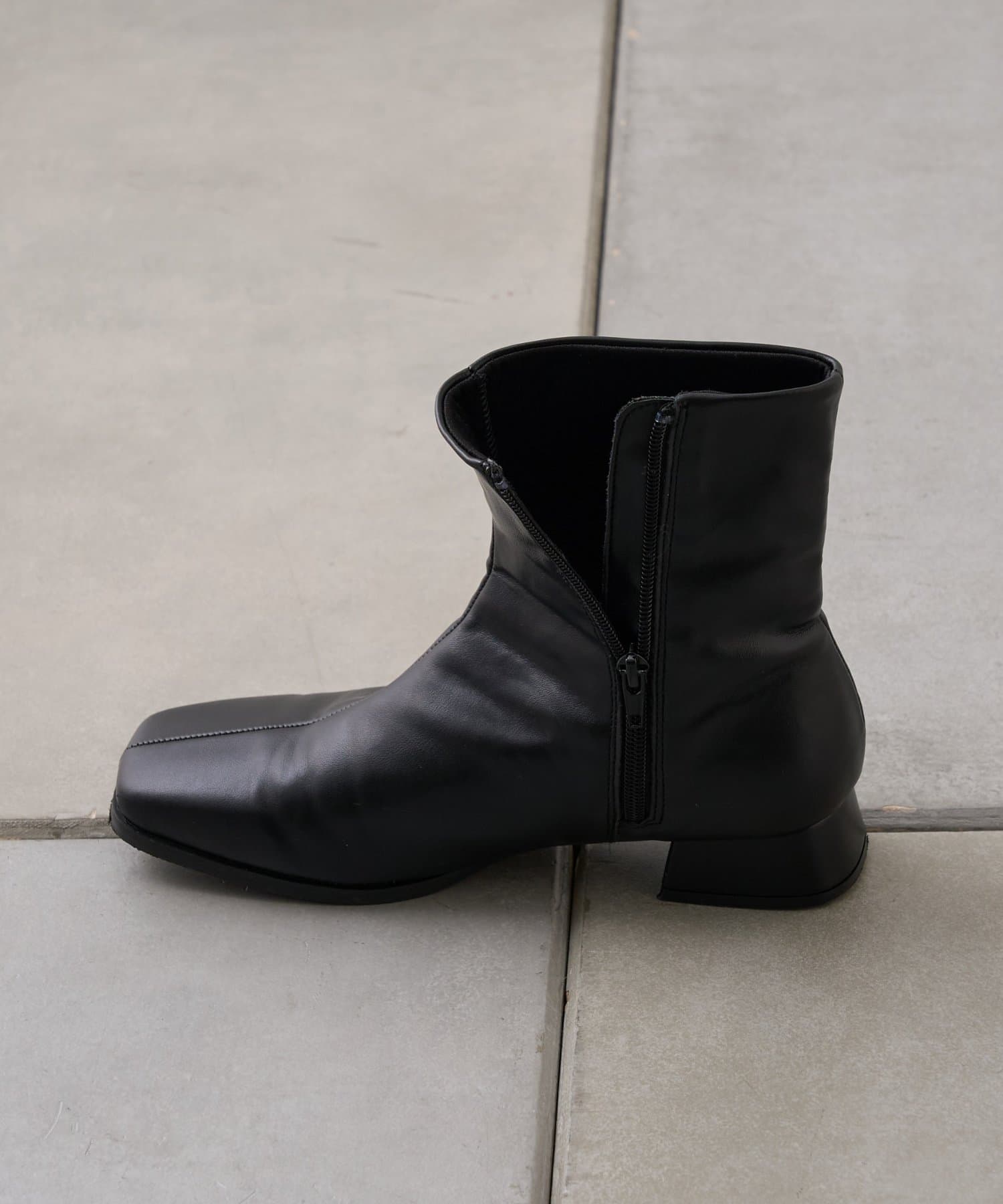 CIAOPANIC TYPY(チャオパニックティピー) 【履き心地抜群！】ストレッチスクエアブーツ