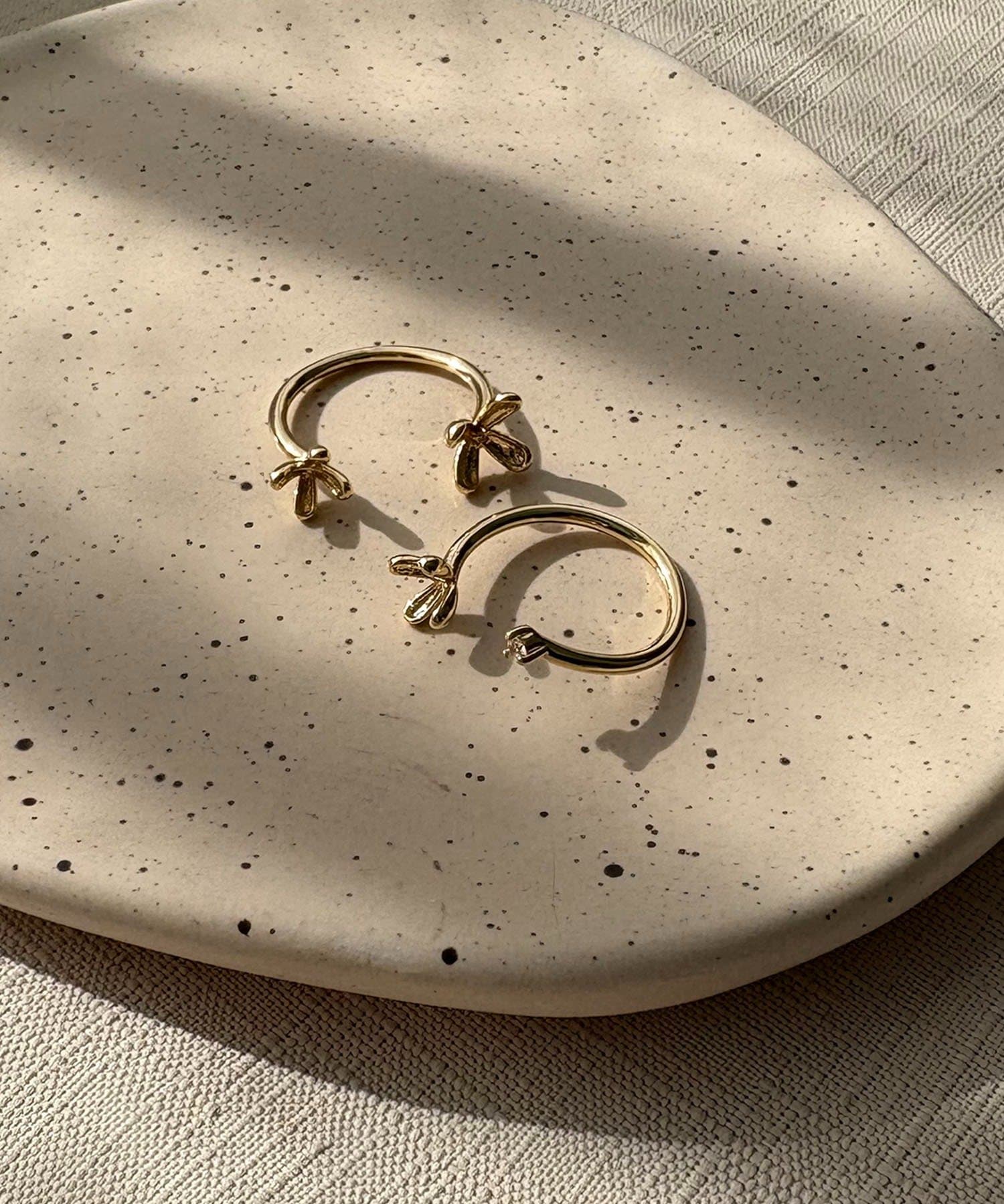 CAPRICIEUX LE'MAGE(カプリシュレマージュ) 〈GOLDY/ゴールディ〉2SET小花リング