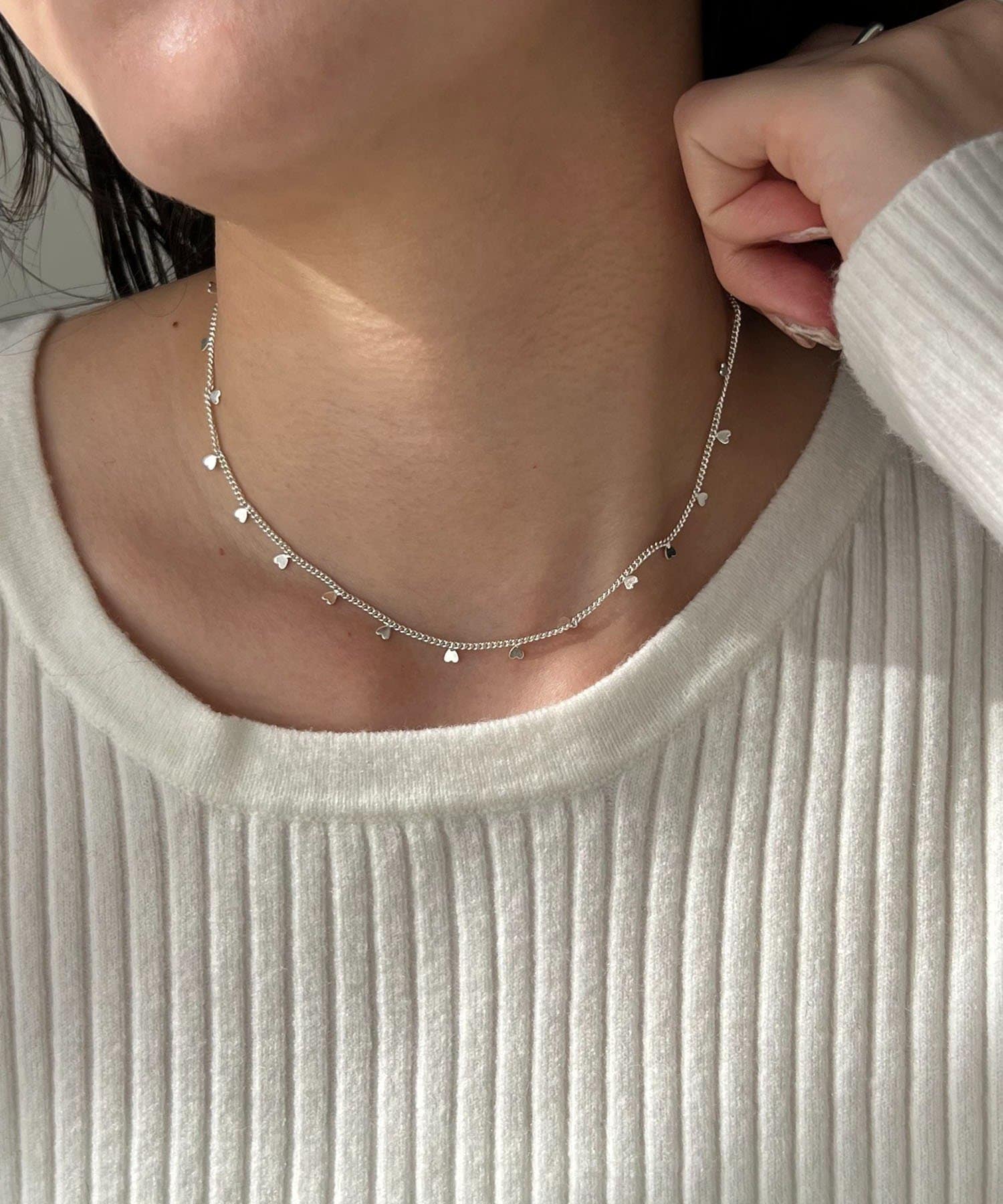 CAPRICIEUX LE'MAGE(カプリシュレマージュ) 〈GOLDY/ゴールディ〉ミニハートショートネックレス