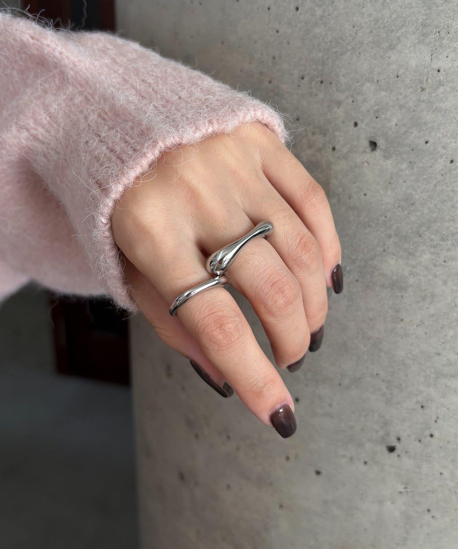 CAPRICIEUX LE'MAGE(カプリシュレマージュ) 〈GOLDY/ゴールディ〉2SETトライアングルリング