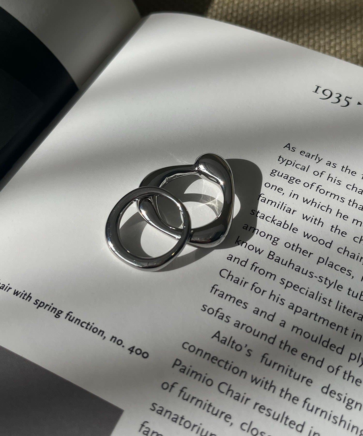 CAPRICIEUX LE'MAGE(カプリシュレマージュ) 〈GOLDY/ゴールディ〉2SETトライアングルリング