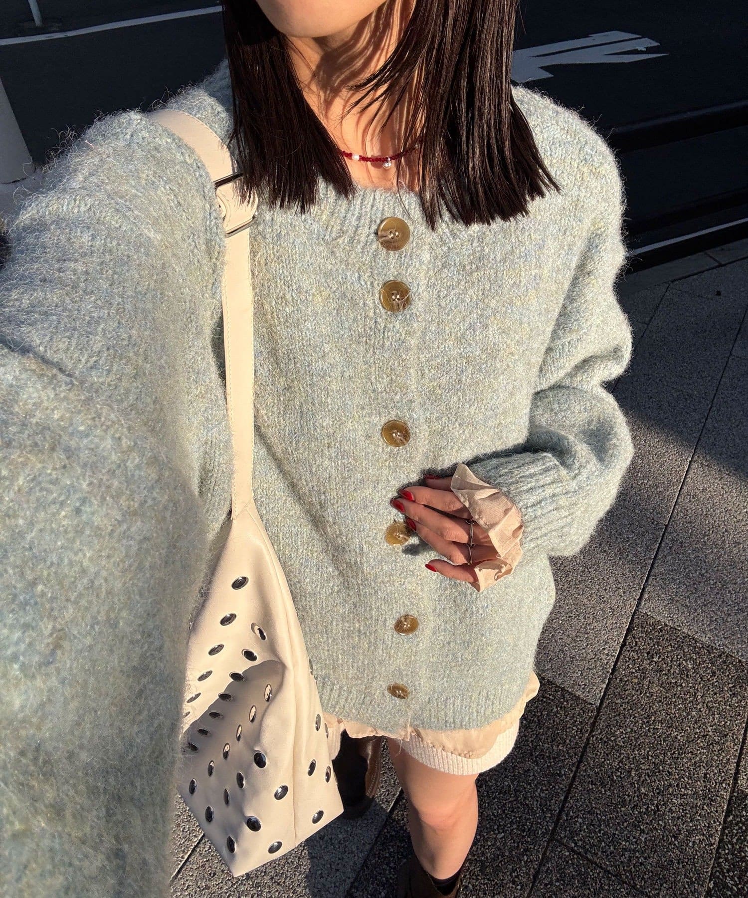 CIAOPANIC(チャオパニック) 【neutral by ciaopanic】2waymixニットプルオーバー