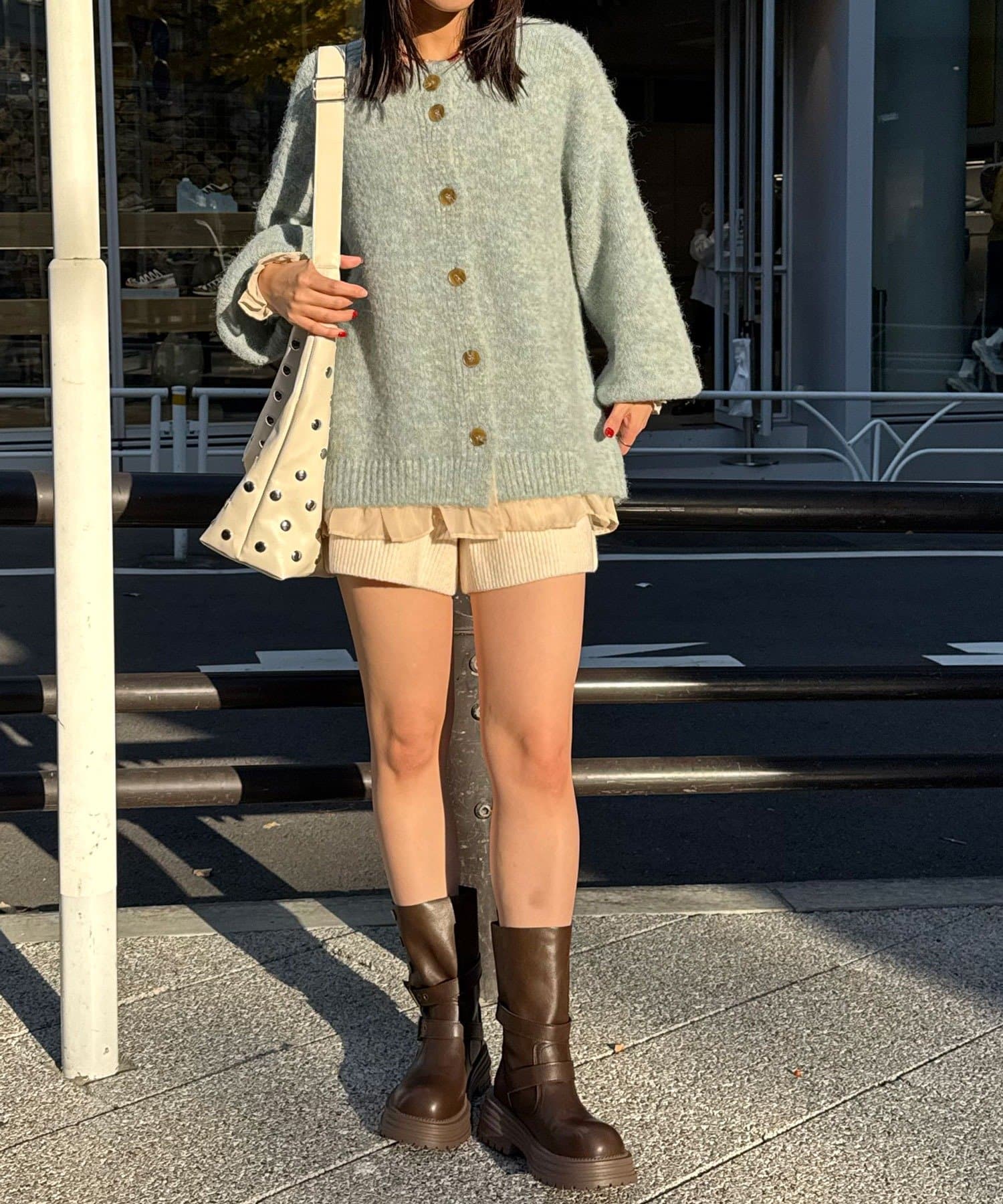 CIAOPANIC(チャオパニック) 【neutral by ciaopanic】2waymixニットプルオーバー