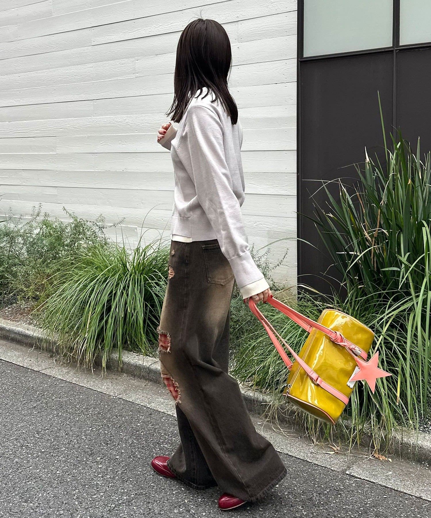 CIAOPANIC(チャオパニック) 【neutral by ciaopanic】レイヤード風カーディガン