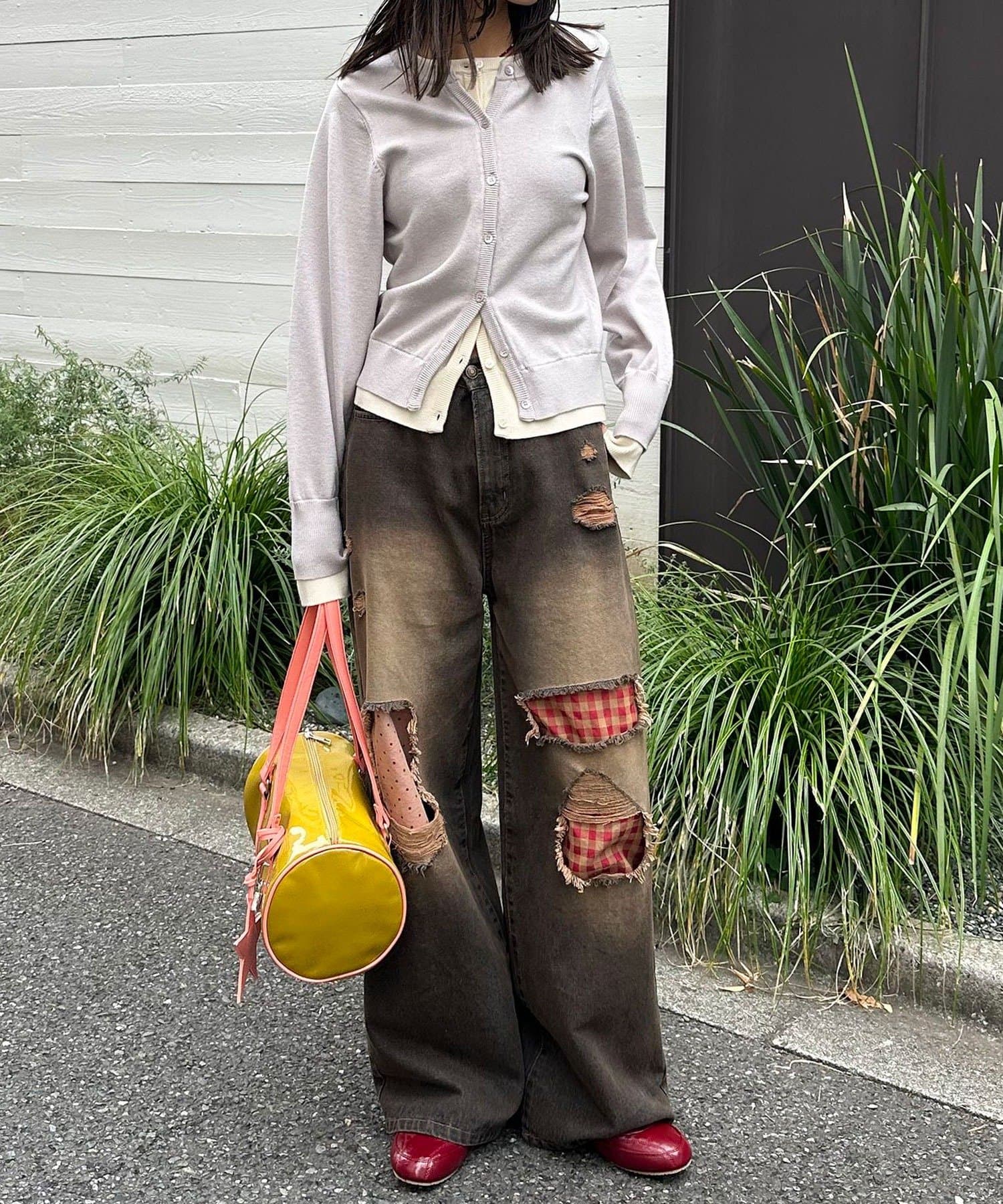 CIAOPANIC(チャオパニック) 【neutral by ciaopanic】レイヤード風カーディガン