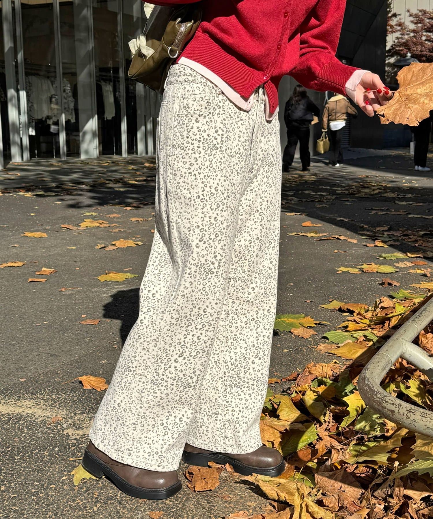 CIAOPANIC(チャオパニック) 【neutral by ciaopanic】アニマル柄ワイドパンツ