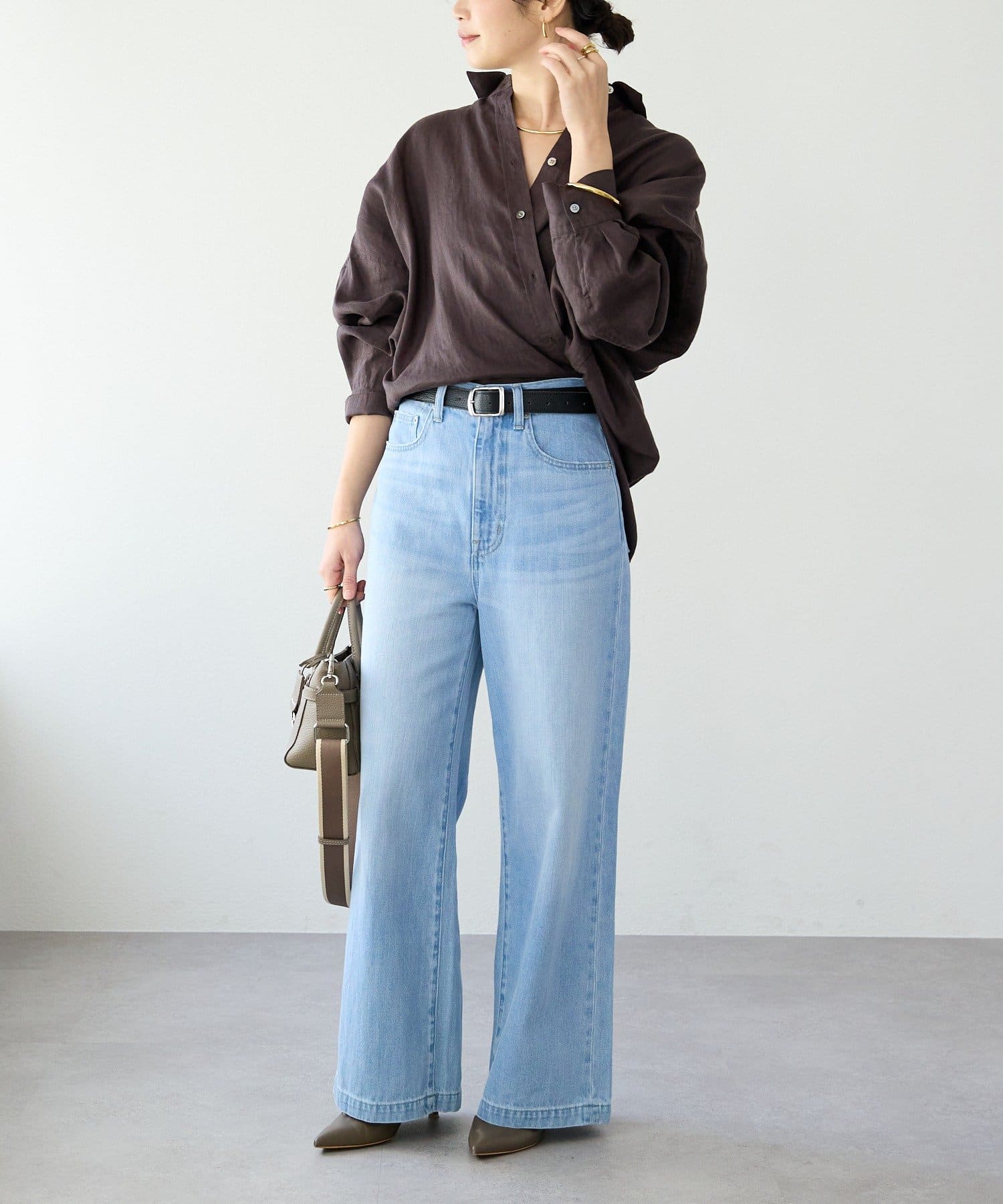 RIVE DROITE(リヴドロワ) 【インフルエンサーSHIHO企画】【A・MONN.:.(アモン)】SHIHOコラボレザーベルト/2月下旬お届け予定