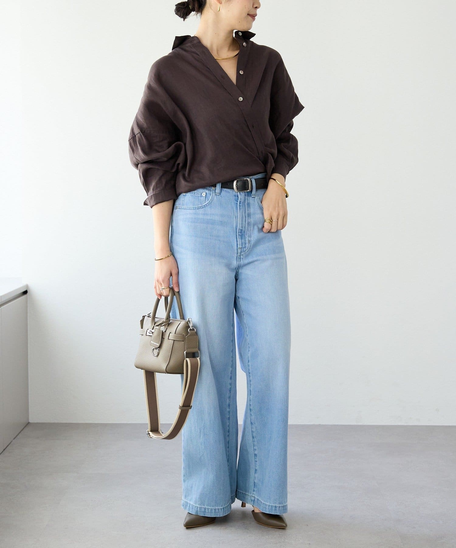 RIVE DROITE(リヴドロワ) 【インフルエンサーSHIHO企画】【A・MONN.:.(アモン)】SHIHOコラボレザーベルト/2月下旬お届け予定