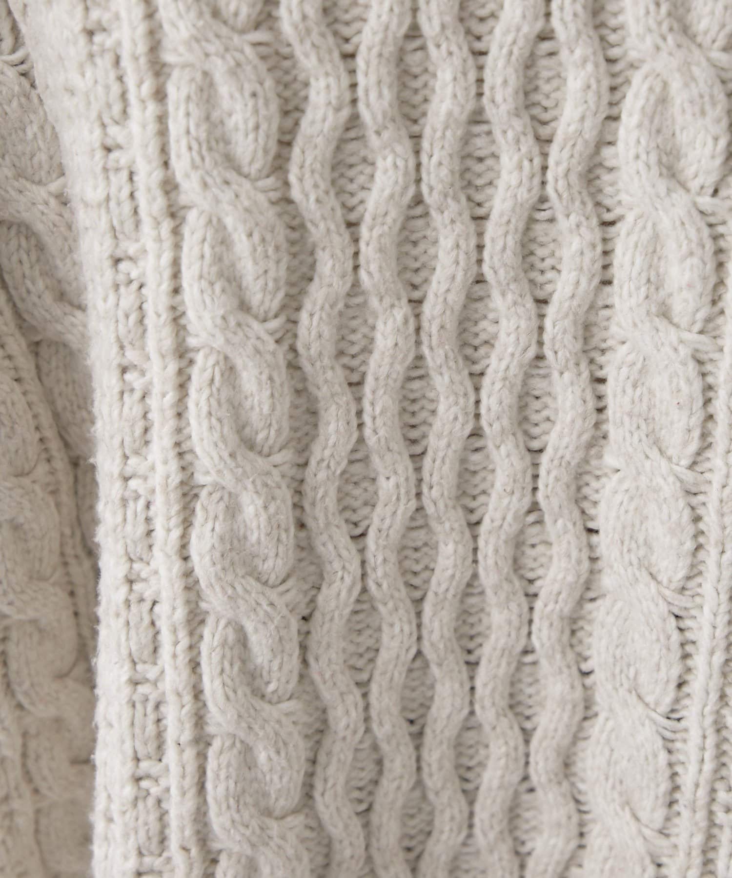 mline(エムライン) [mline]ビッグケーブルニット