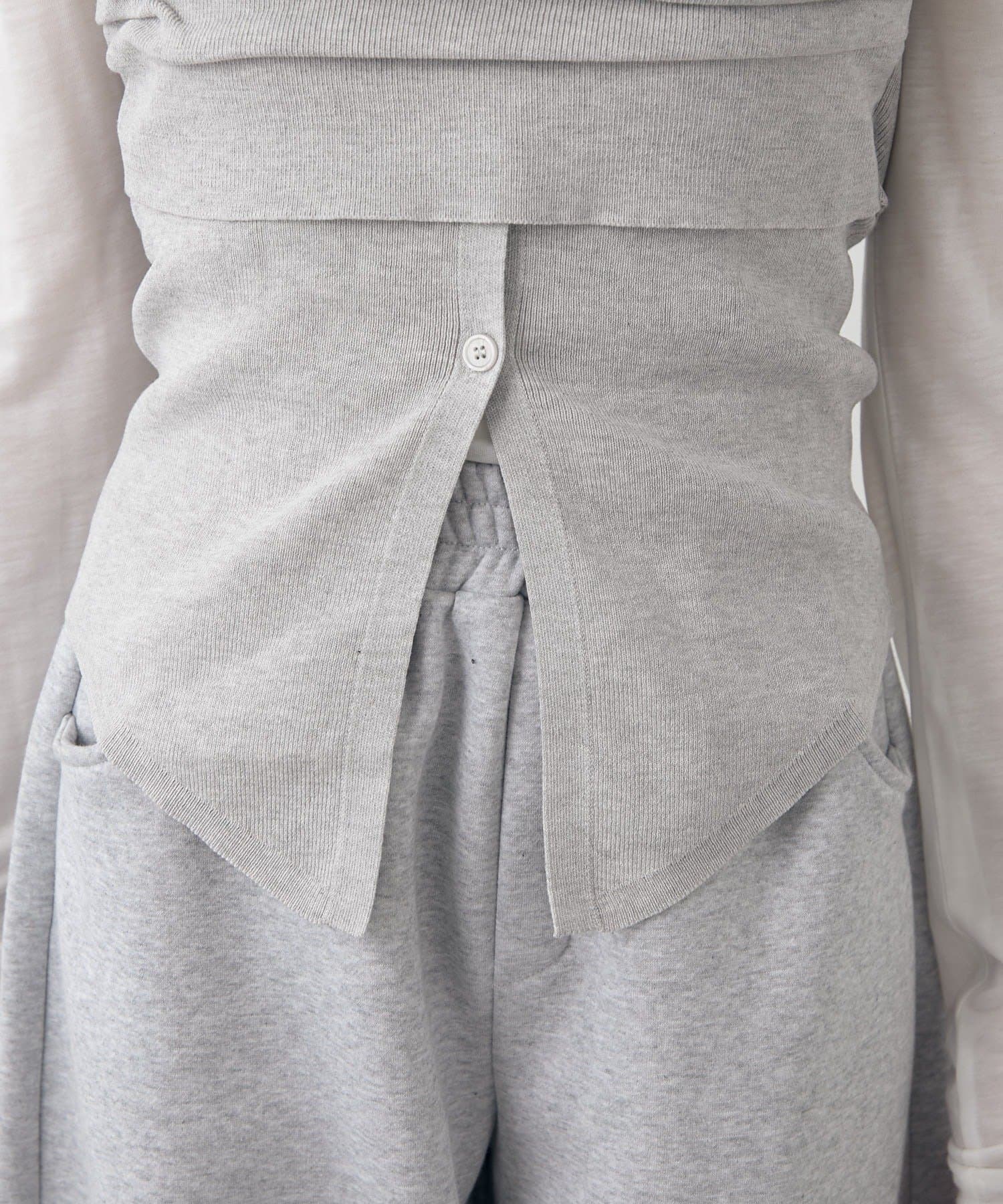 mline(エムライン) [mline]スリットニットキャミ