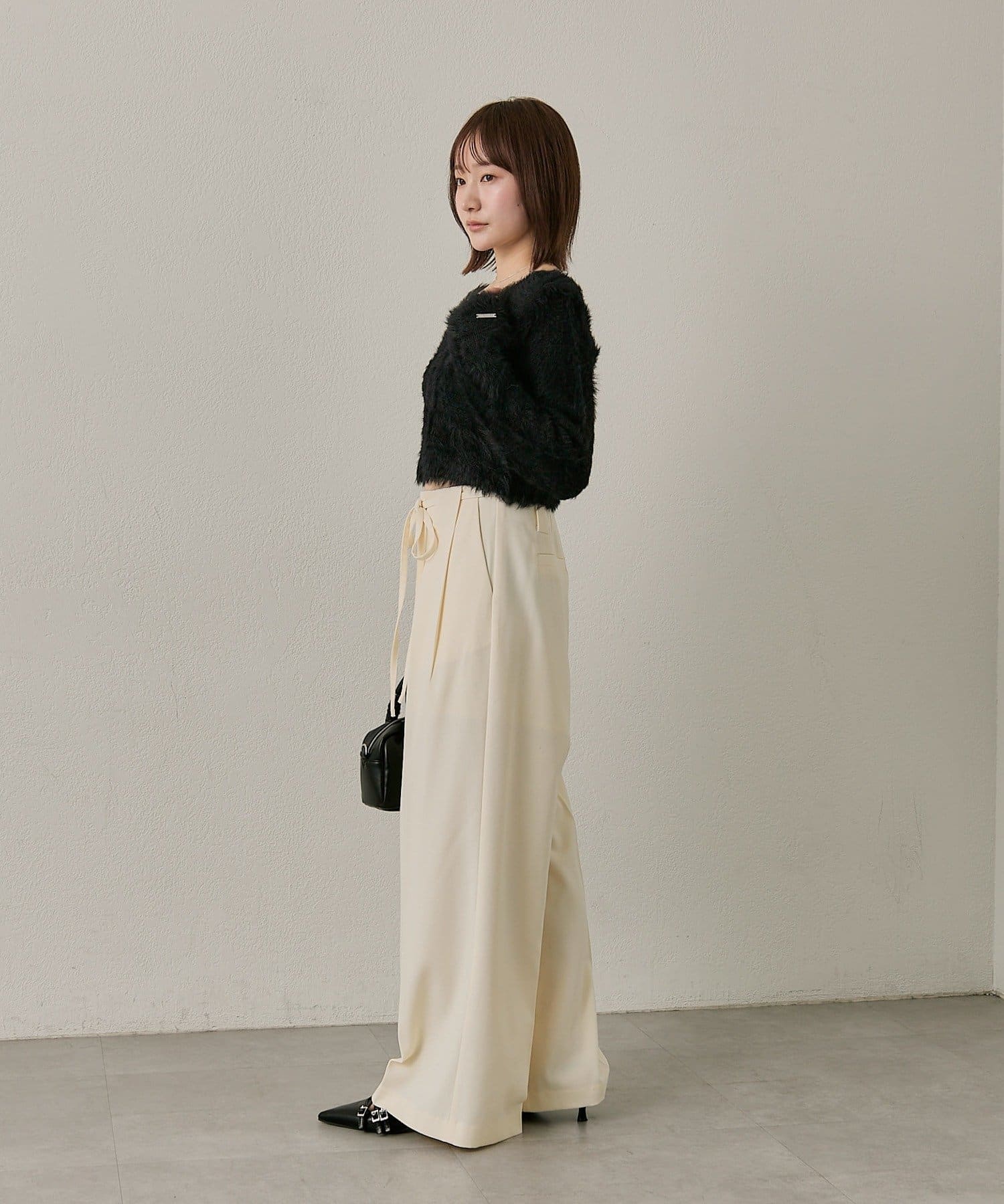 mline(エムライン) [mline]シャギーショート カーディガン