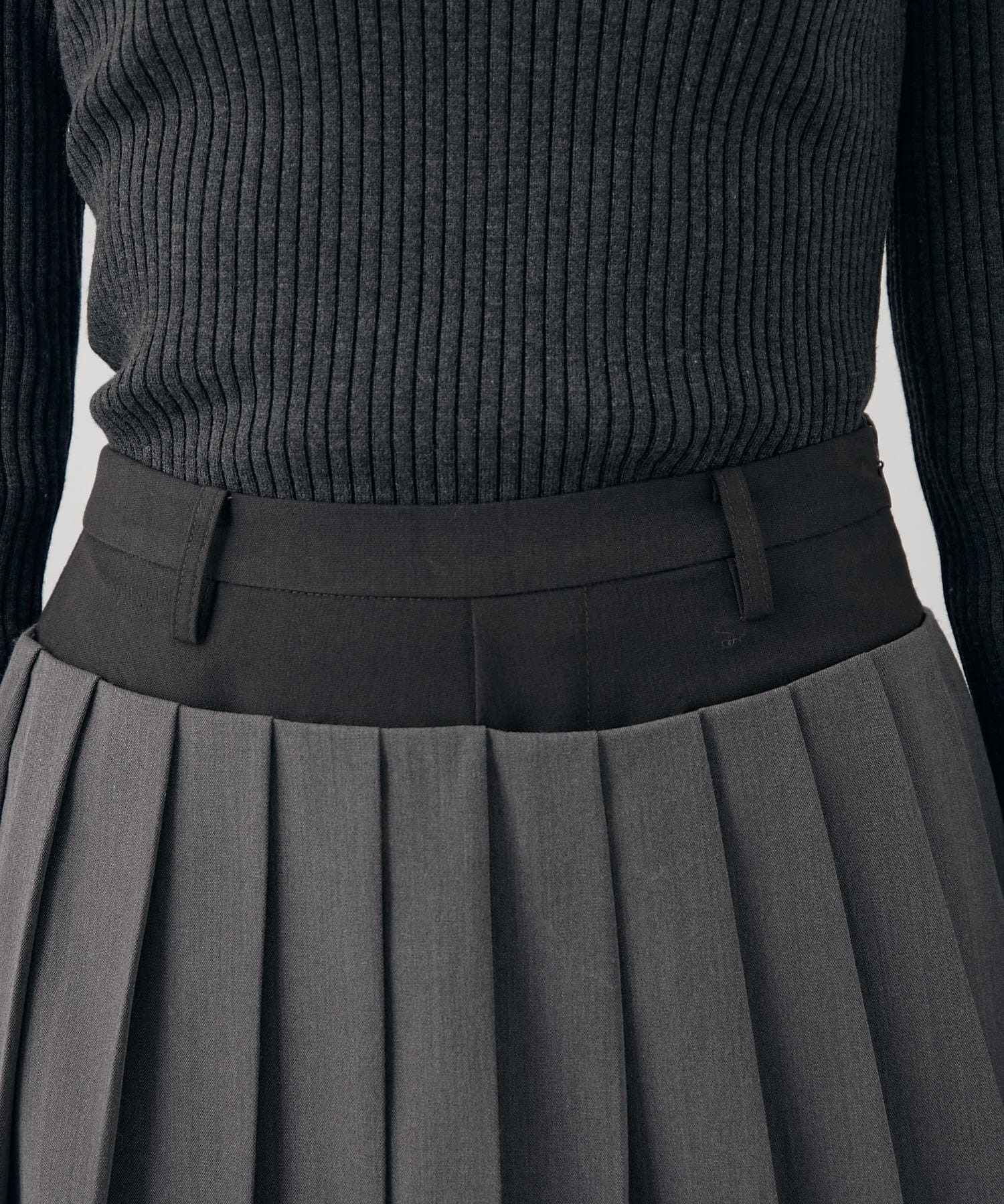 mline(エムライン) [mline]プリーツデザイン スカート