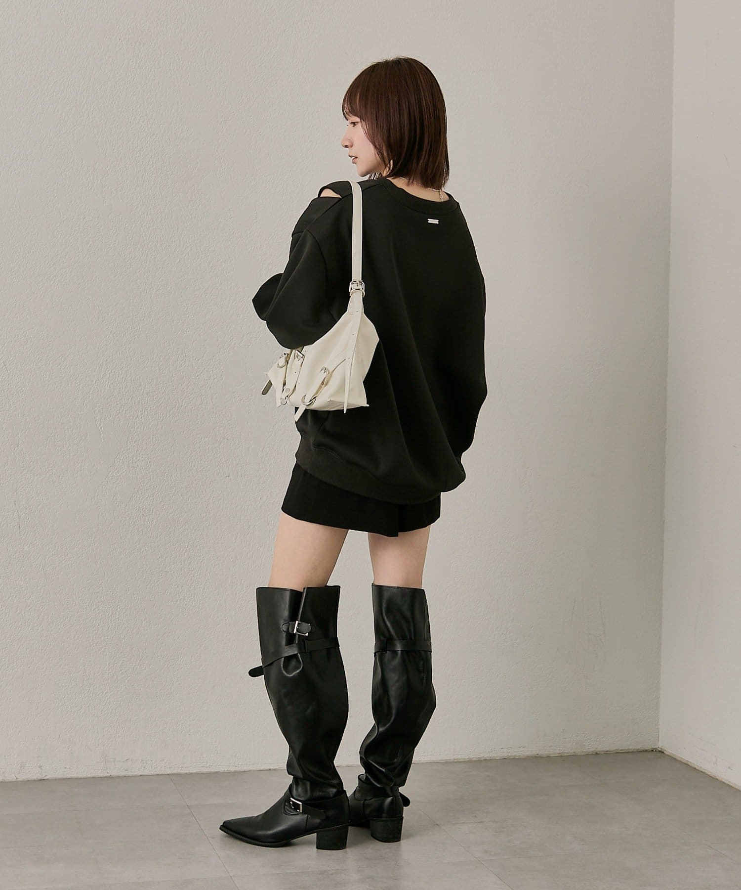 mline(エムライン) [mline]カットデザイン スウェット