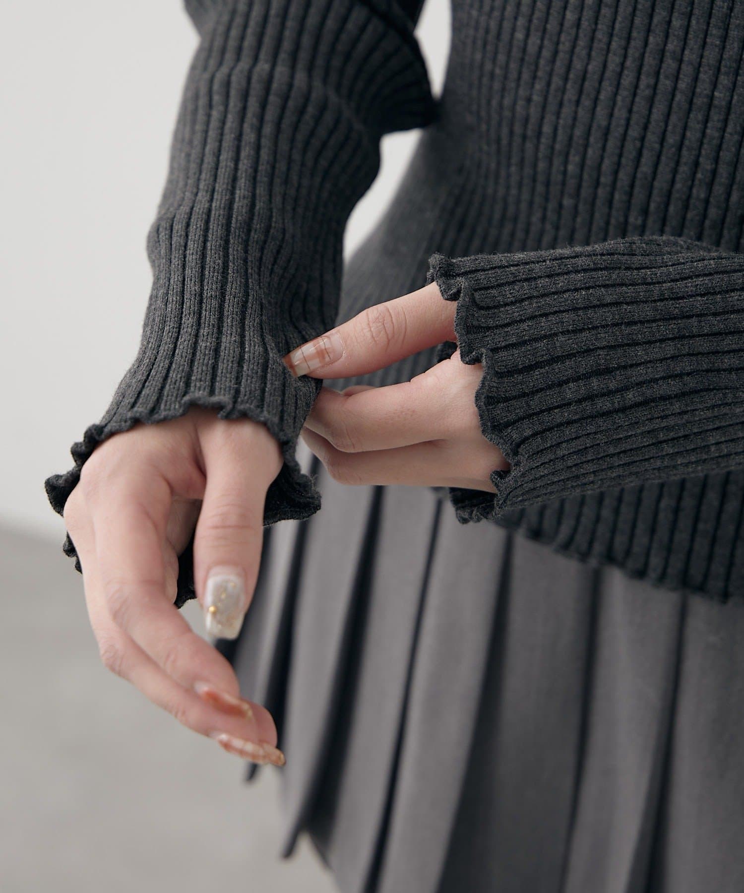 mline(エムライン) [mline]リブヘンリーニット