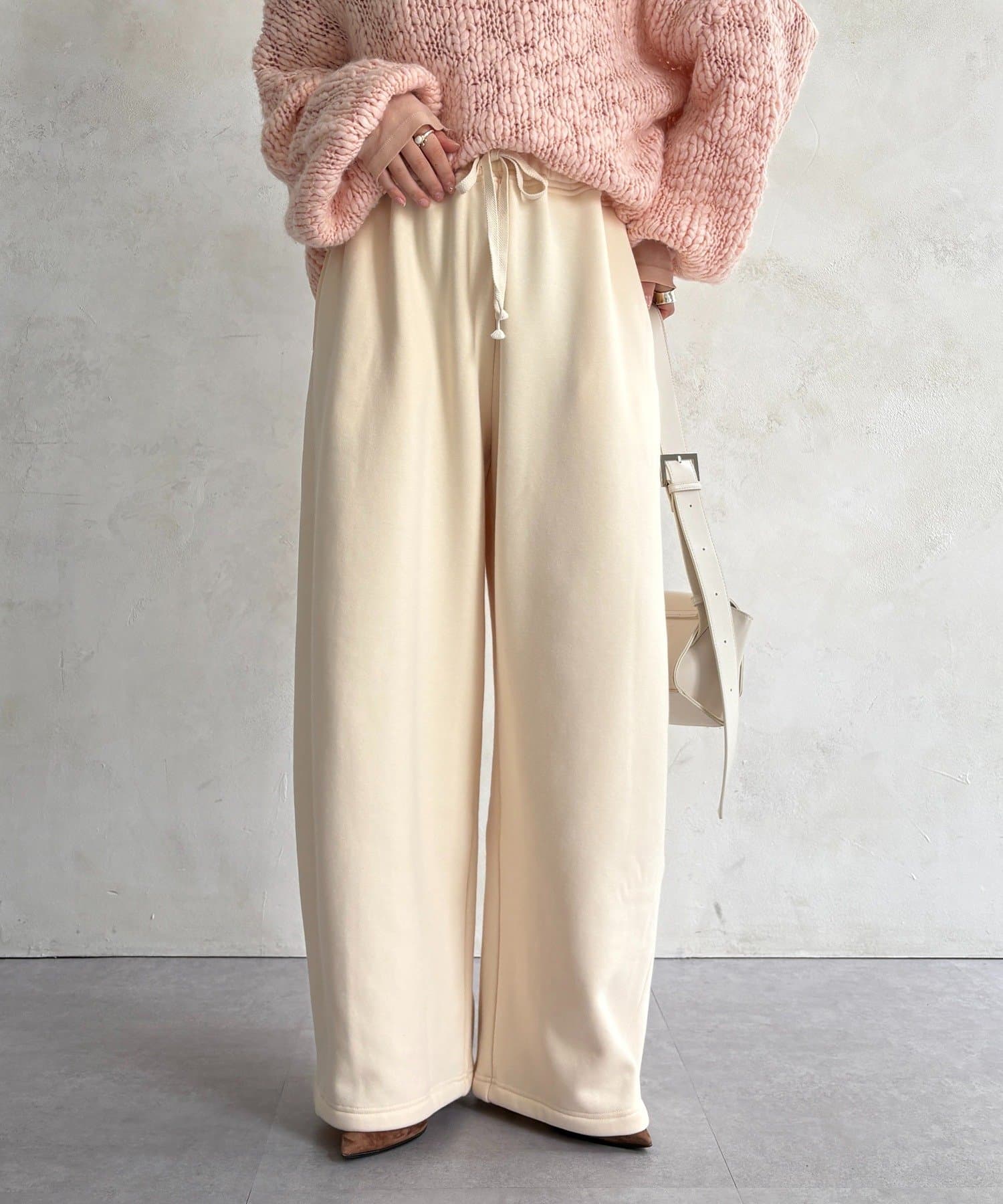 DOUDOU(ドゥドゥ) 【着る毛布！】ボンバーヒートスウェットパンツ