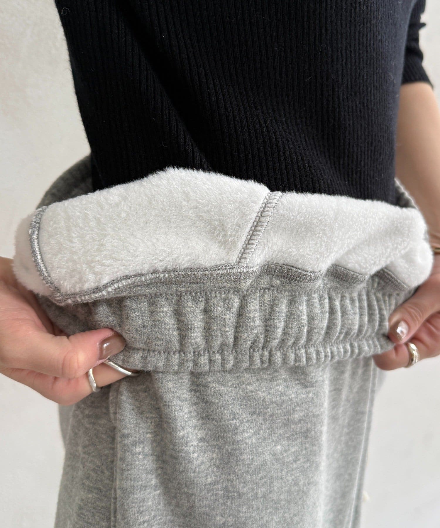 DOUDOU(ドゥドゥ) 【着る毛布！】ボンバーヒートスウェットパンツ