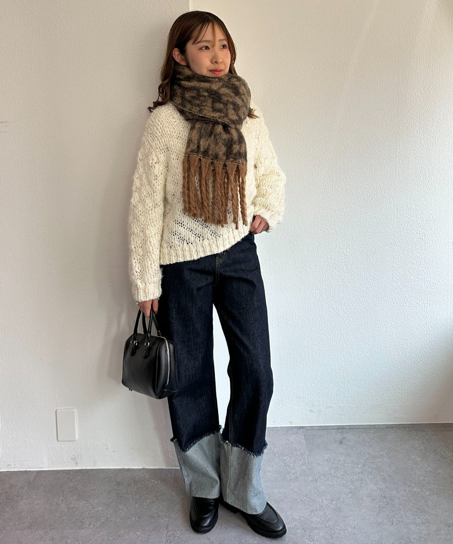 DISCOAT(ディスコート) 【ユニセックス】アニマル柄マフラー