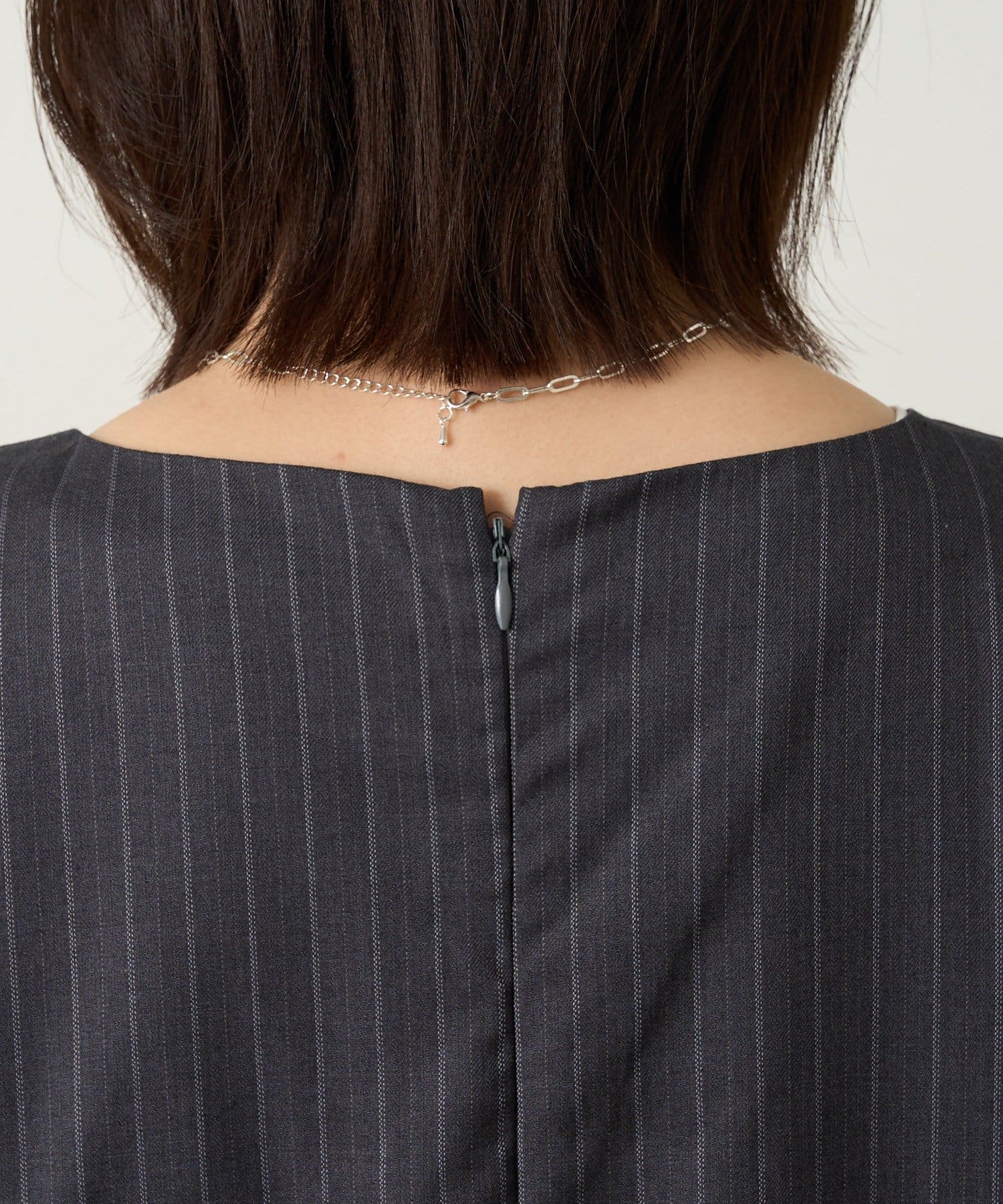 mline(エムライン) [mline]ストライプベルトワンピース