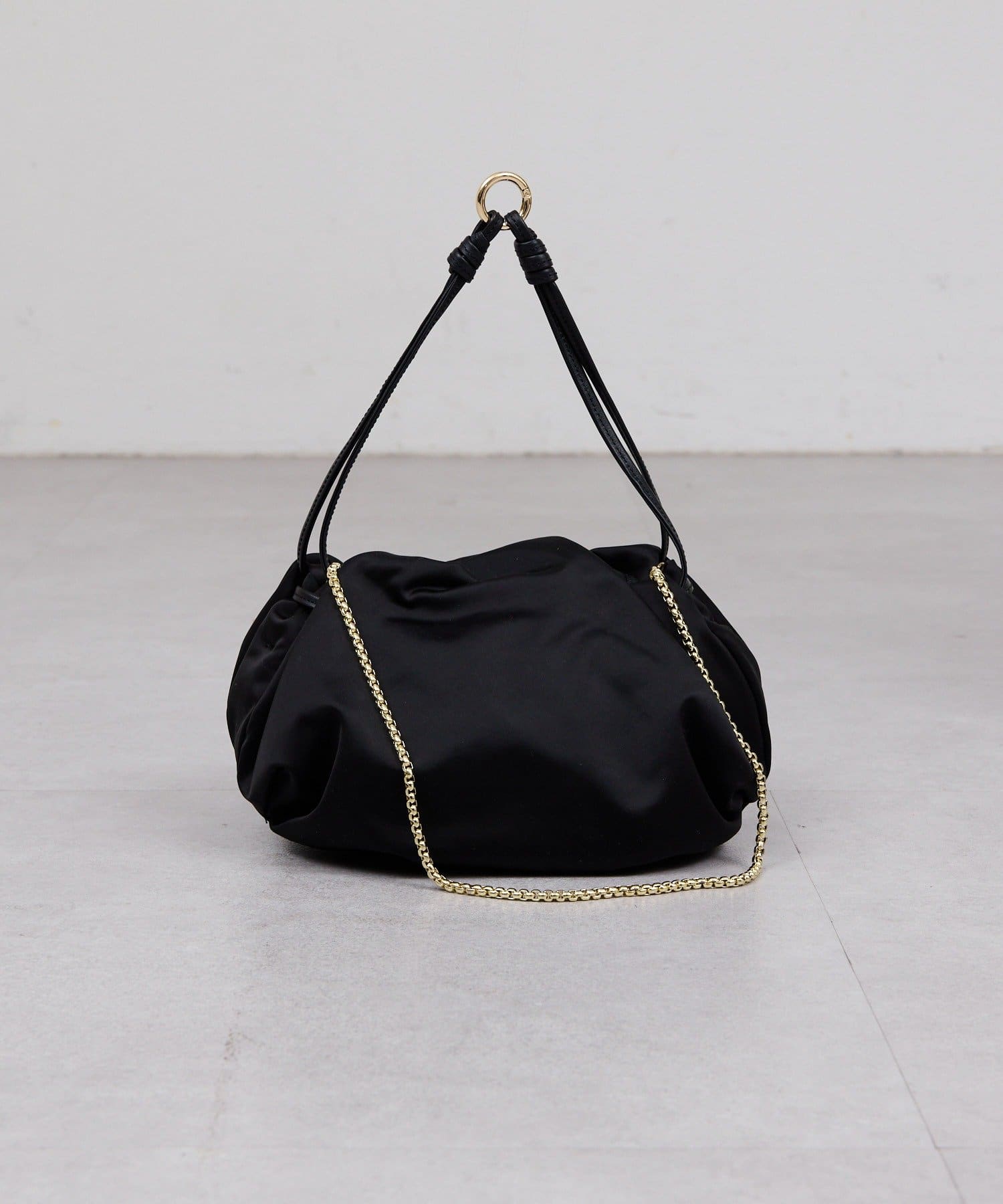 GALLARDAGALANTE(ガリャルダガランテ) 【近日予約開始】【2.718】サテンドロストBAG